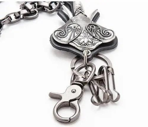 VIBE Elephant Head Shape Wallet Key Chains Size ONE SIZE - 6 Thumbnail