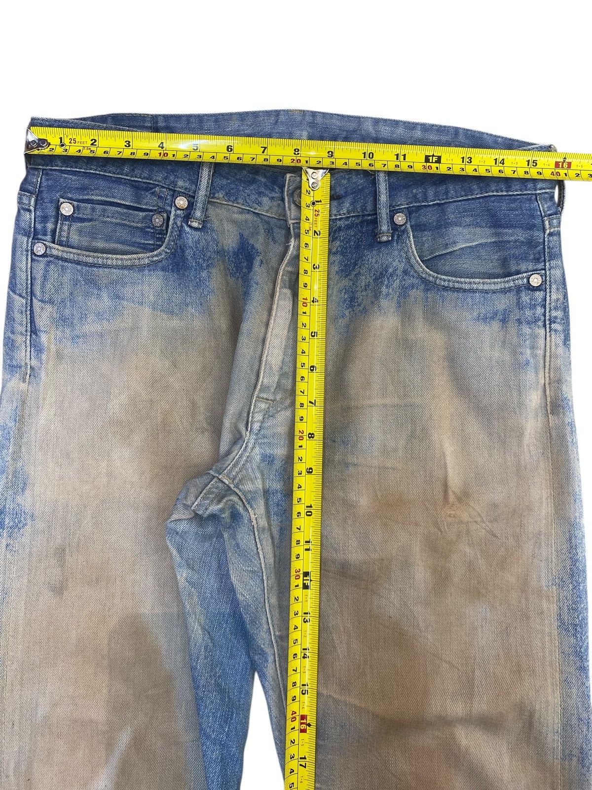 Japan Blue Jeans Japan Blue Jeans Mud Wash Style Skinny Leg Jeans Size US 32 / EU 48 - 6 Thumbnail