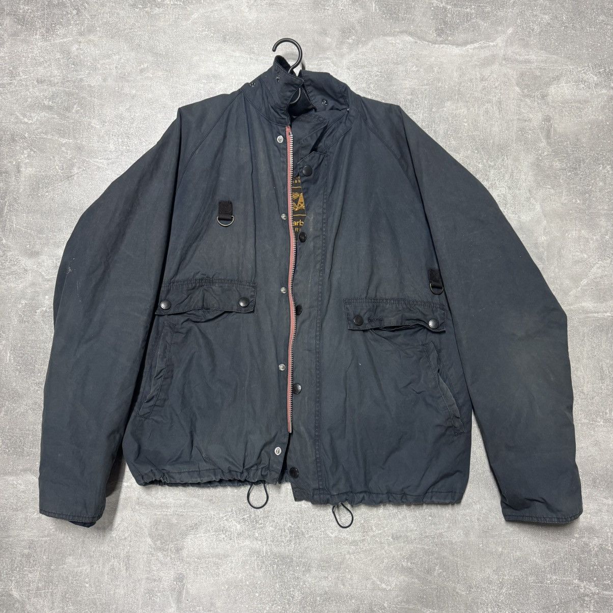 Barbour RARE Barbour Spey Jacket wax cropped fishing bike hunter Size US XL / EU 56 / 4 - 1 Thumbnail
