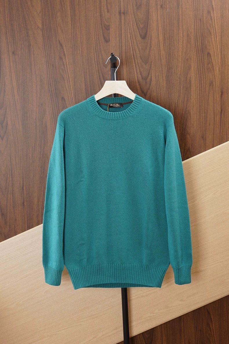 Loro Piana LORO PIANA Men's knit sweater 100% cashmere thick and soft Size US M / EU 48-50 / 2 - 1 Thumbnail