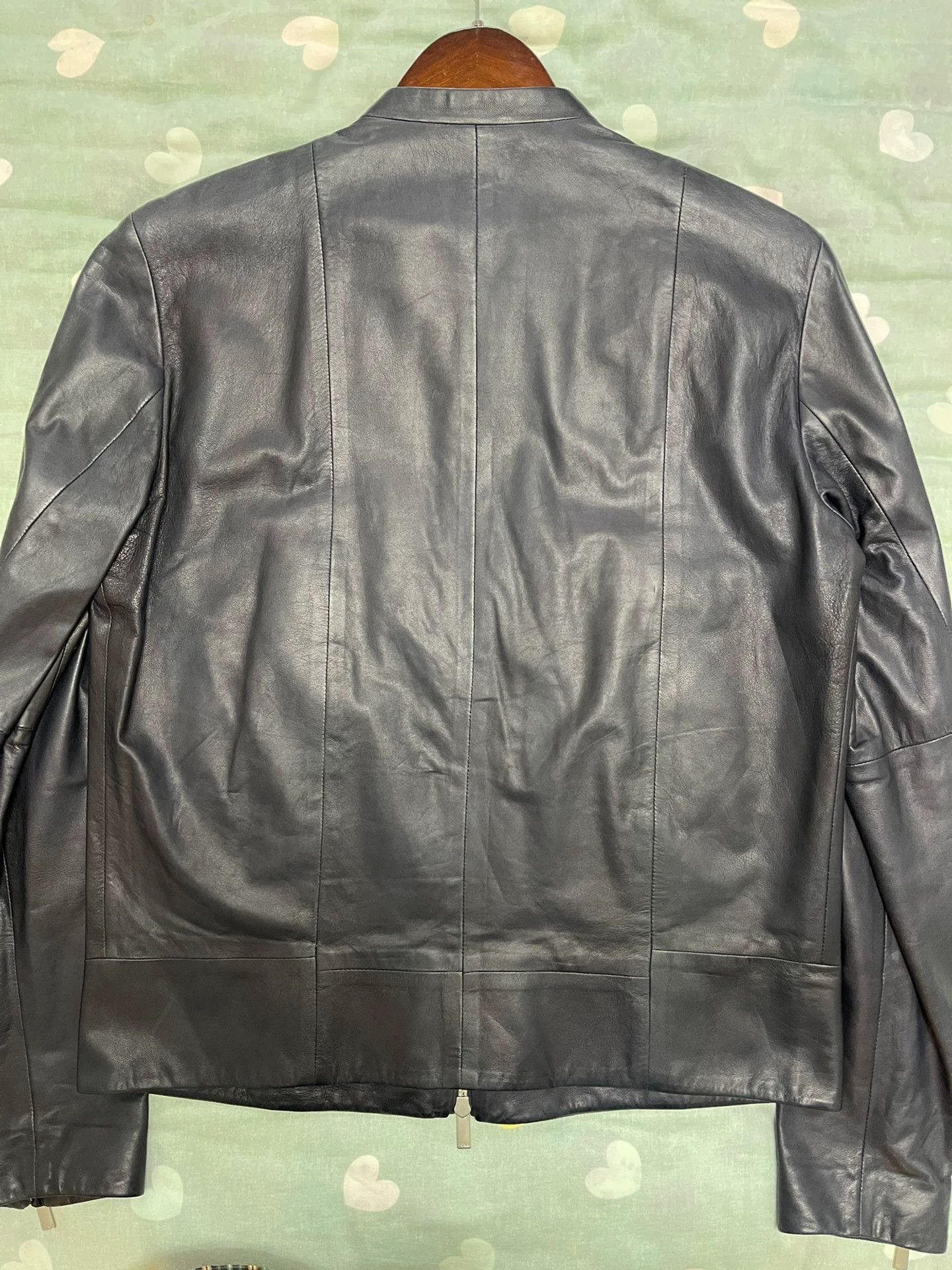 Fendi Fendi Basic Navy Lambskin Jacket Men's 50 Size US M / EU 48-50 / 2 - 2 Thumbnail
