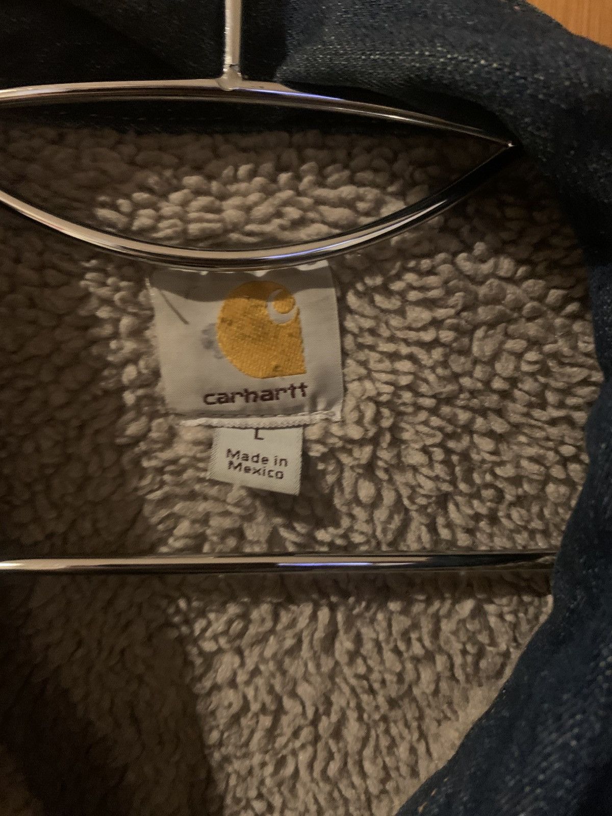 Carhartt Carhartt Wool-Lined Denim Jacket Size US L / EU 52-54 / 3 - 4 Thumbnail