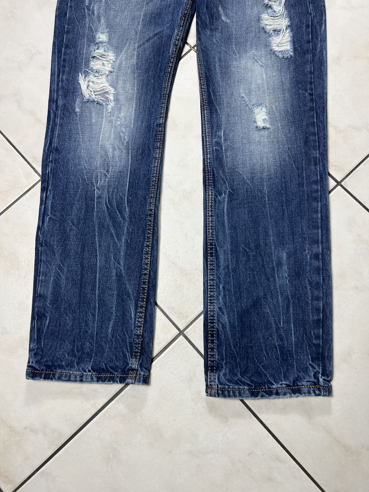 Dsquared2 Vintage 90s Dsquared2 distressed denim ripped jeans pants Size US 34 / EU 50 - 5 Thumbnail