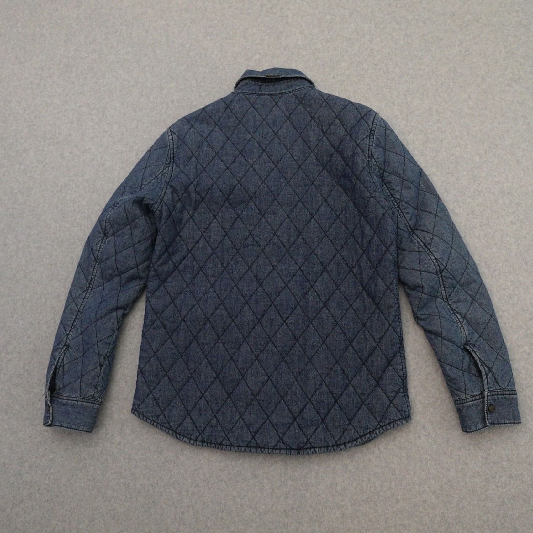 Guess VINTAGE G by Guess Womens Jacket L Blue Pockets Button Snap 19X28 Hearts of Style ?? Size L / US 10 / IT 46 - 2 Thumbnail