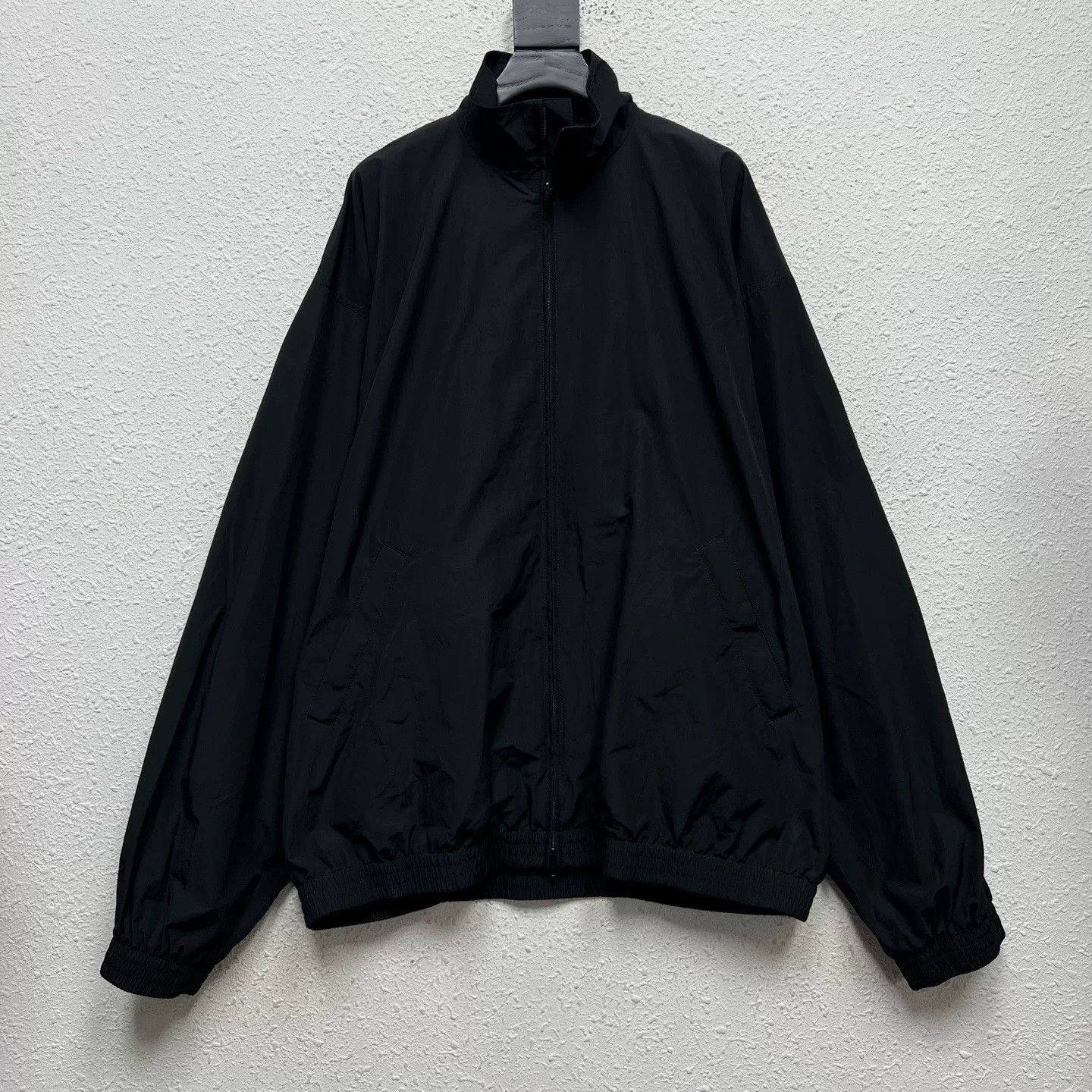 Balenciaga Balenciaga Black Coach Jacket with Logo Size US M / EU 48-50 / 2 - 1 Thumbnail