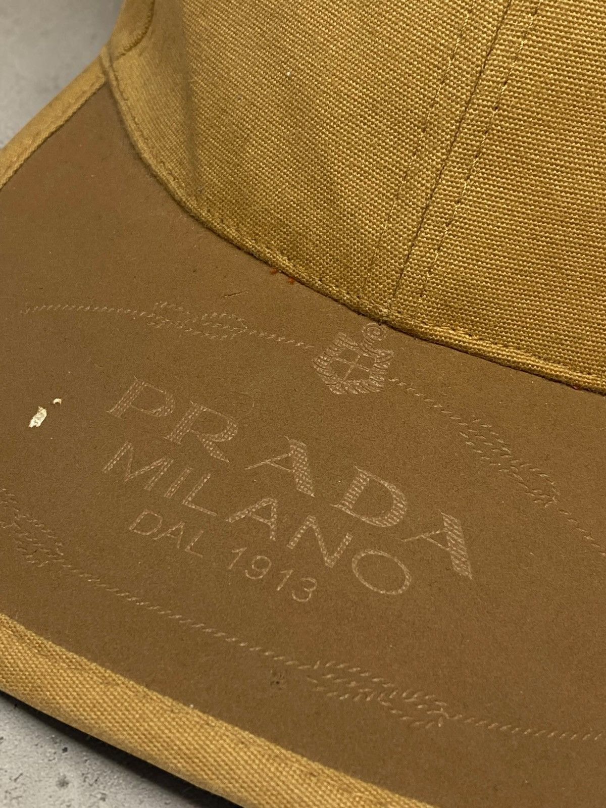 Prada Prada Milano Beige Hype Y2k Cap Size ONE SIZE - 7 Thumbnail