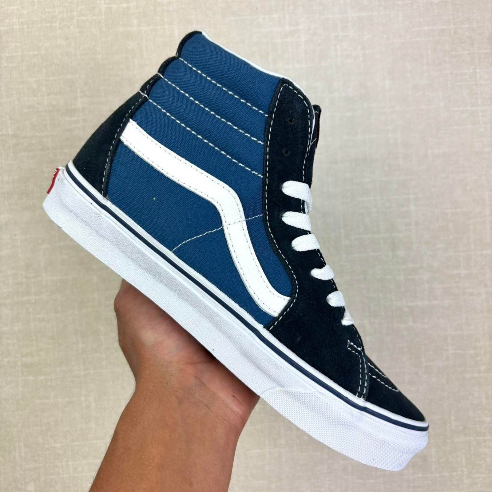 Vans 🧢 Vans Sk8 Hi “Navy Blue” 8.5W Size US 8.5 / IT 38.5 - 1 Thumbnail