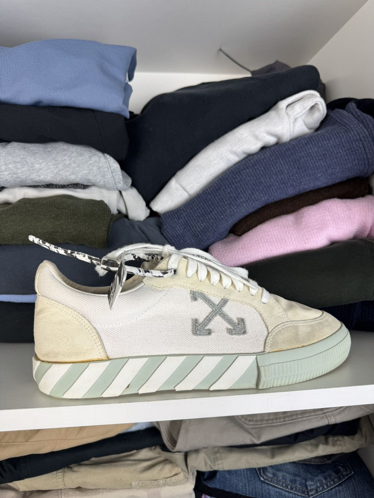 Off-White Off-White Low Vulcanized Sneakers Size 43 Size US 10 / EU 43 - 6 Thumbnail
