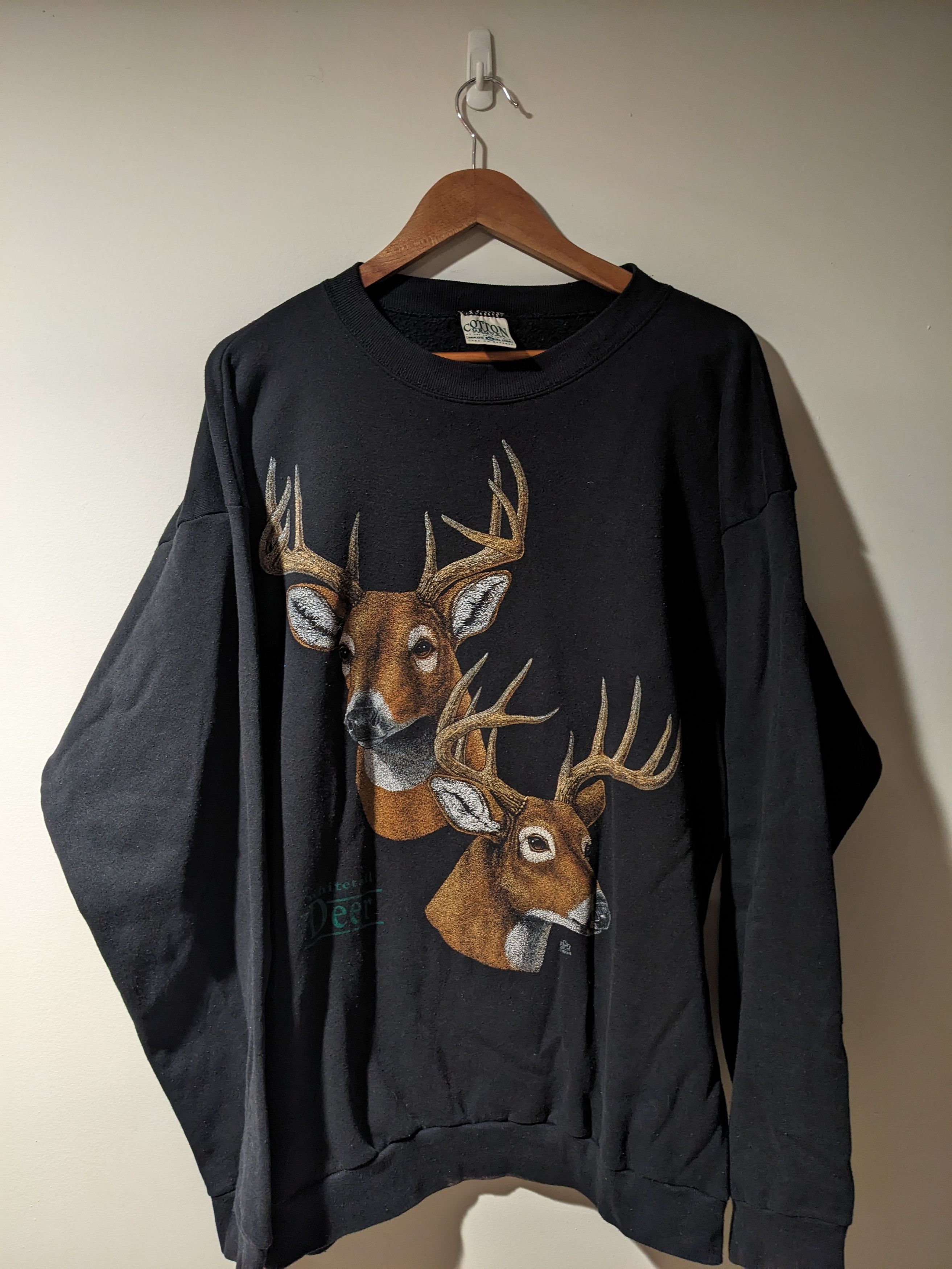 Vintage Vintage 1994 Whitetail Deer Animal Nature X-Large Sweatshirt Size US XL / EU 56 / 4 - 1 Thumbnail