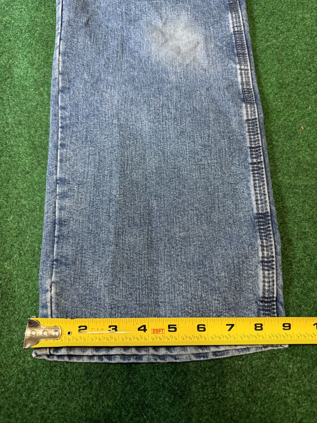 Vintage × Wrangler Y2K Wrangler Carpenter Wide Leg Baggy Hip Hop Skater Jeans Size US 34 / EU 50 - 7 Thumbnail