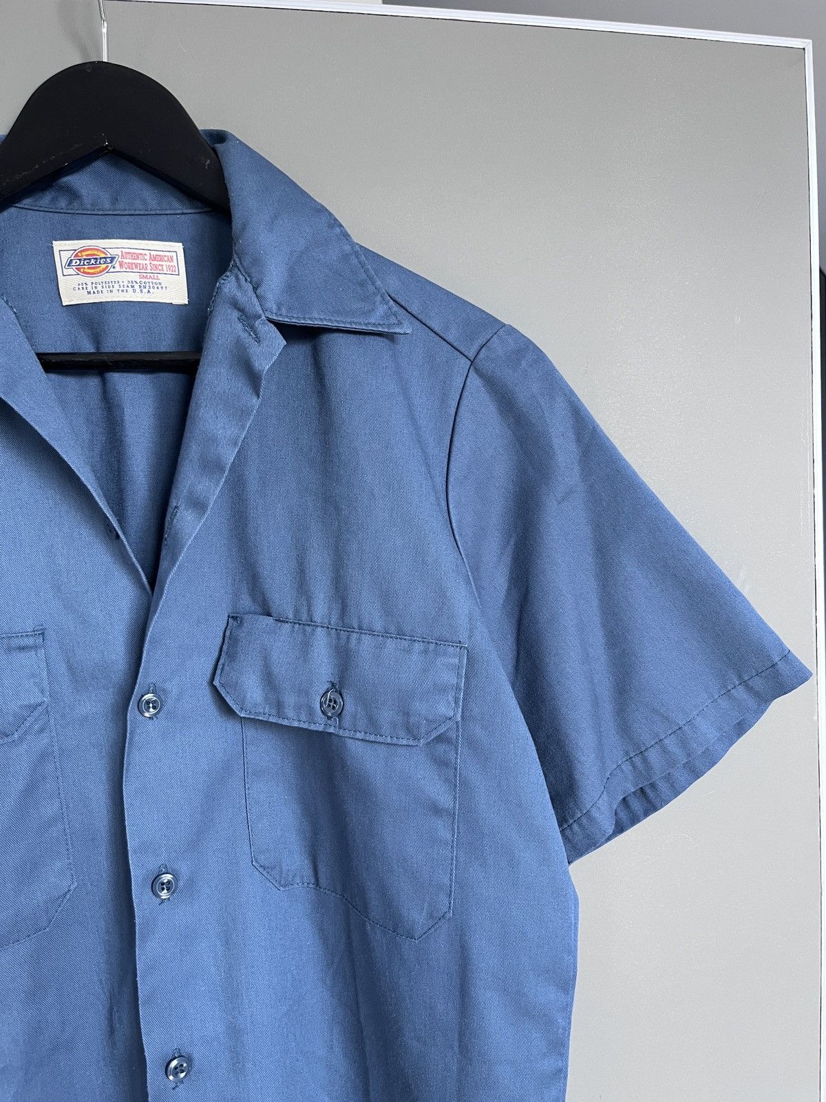 Dickies Dickies Blue Streetwear Short Sleeve Work Shirt Size US S / EU 44-46 / 1 - 6 Thumbnail
