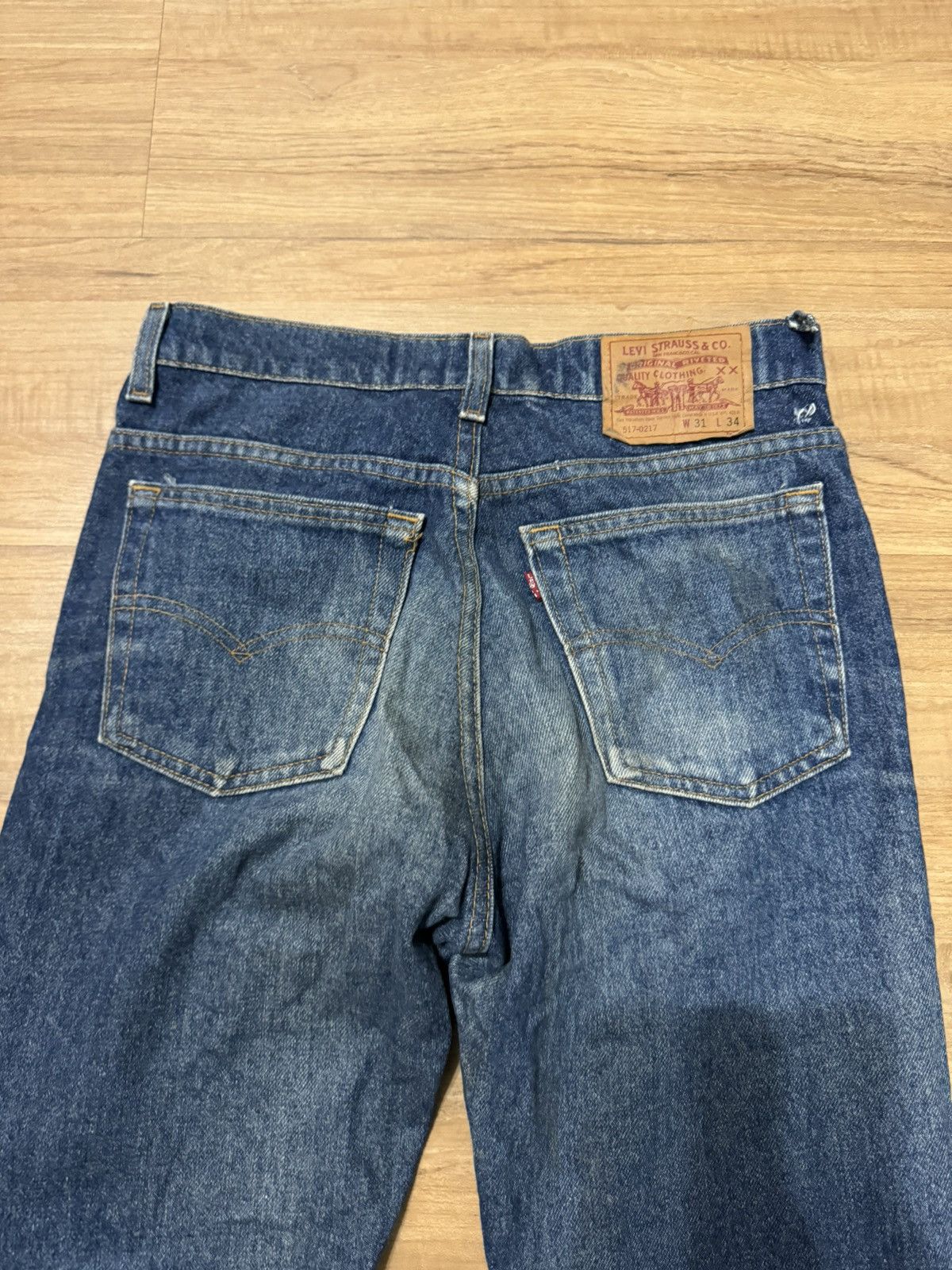 Vintage VINTAGE LEVIS 517 JEANS Size US 31 - 5 Thumbnail