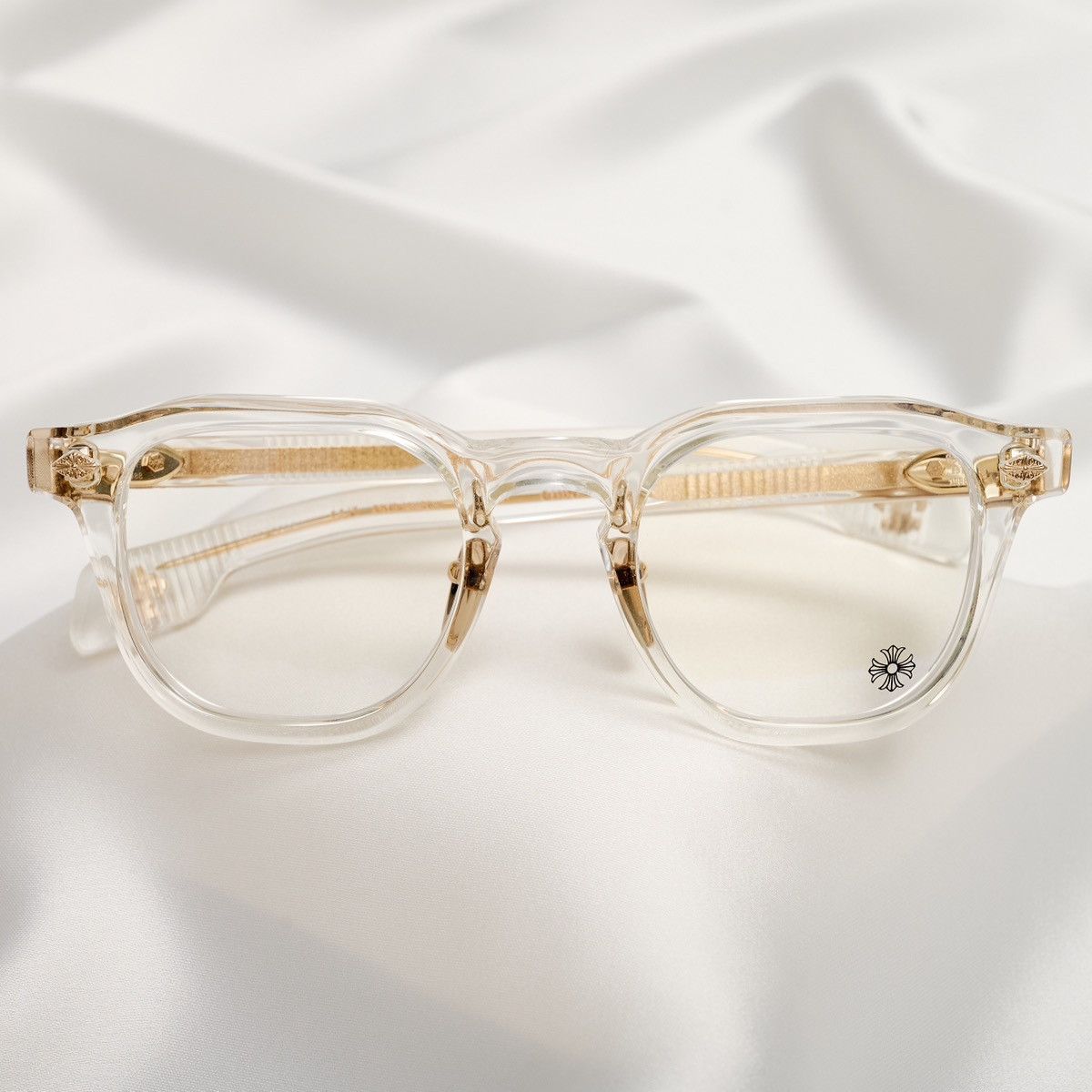 Chrome Hearts CHROME HEARTS CHIRP CHIRP-A CRYSTAL - 18KGP GLASSES Size ONE SIZE - 6 Thumbnail