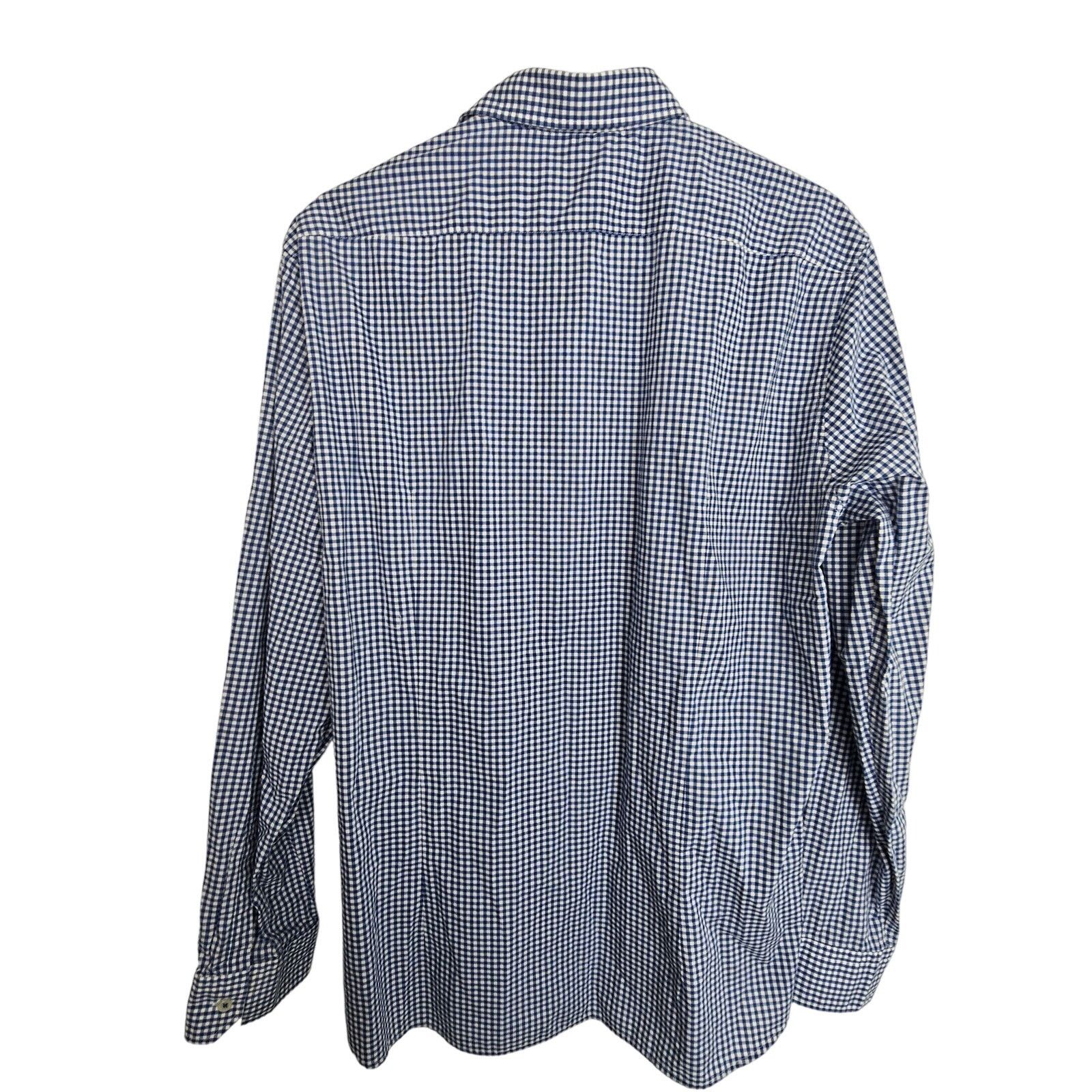 Hugo Boss Boss Hugo Boss Checker Gingham Dress Shirt Sz L Regular Fit Size US L / EU 52-54 / 3 - 8 Thumbnail