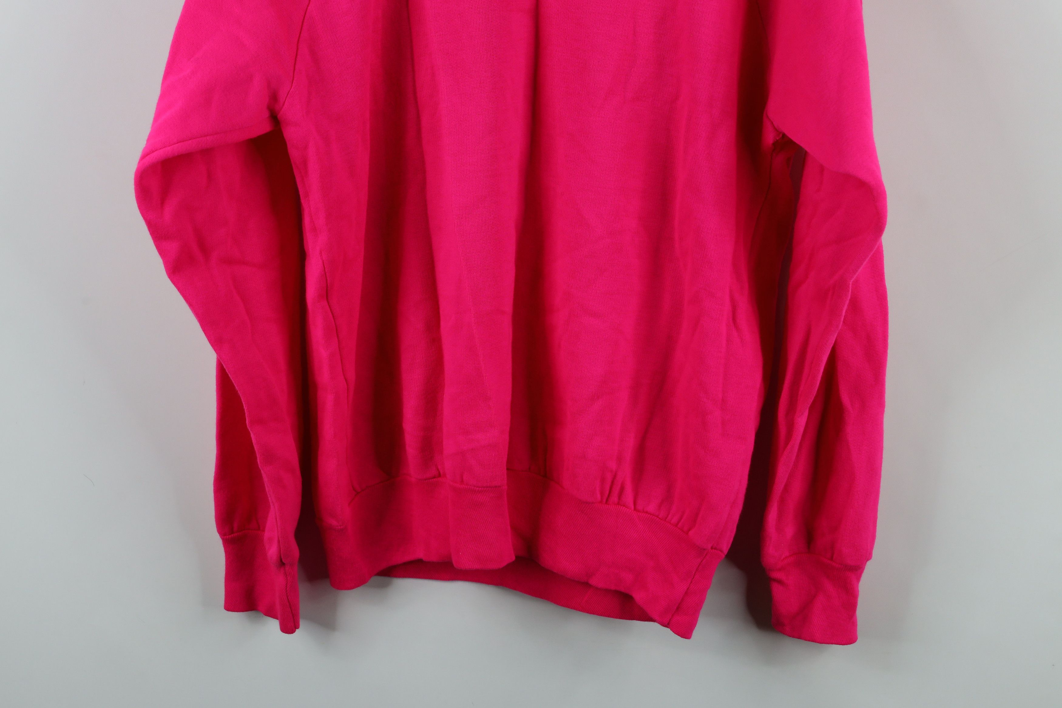Vintage Vintage 80s Streetwear Block Number Sweatshirt Neon Pink USA Size M / US 6-8 / IT 42-44 - 11 Thumbnail