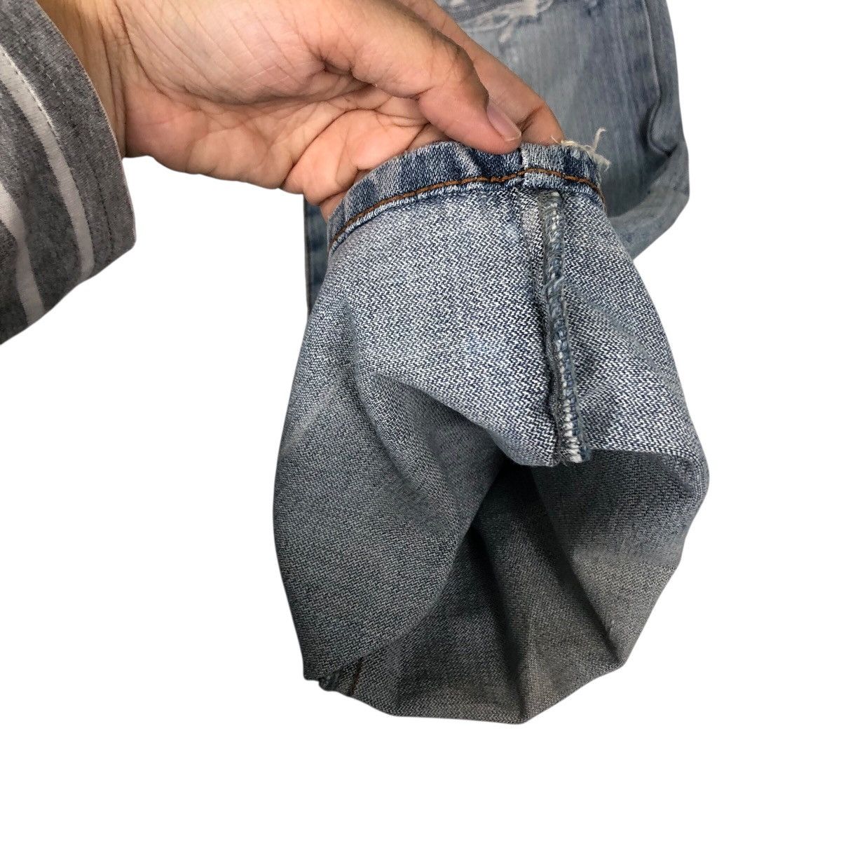 Japanese Brand Hysteric Glamour Distressed Patchwork Denim Size 34" / US 12 / IT 48 - 15 Thumbnail