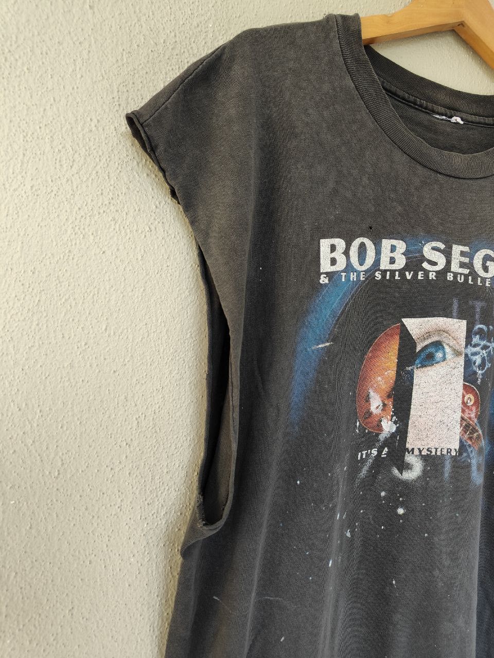 Band Tees TRASHED 90s Bob Seger Tour T Size US XL / EU 56 / 4 - 9 Thumbnail