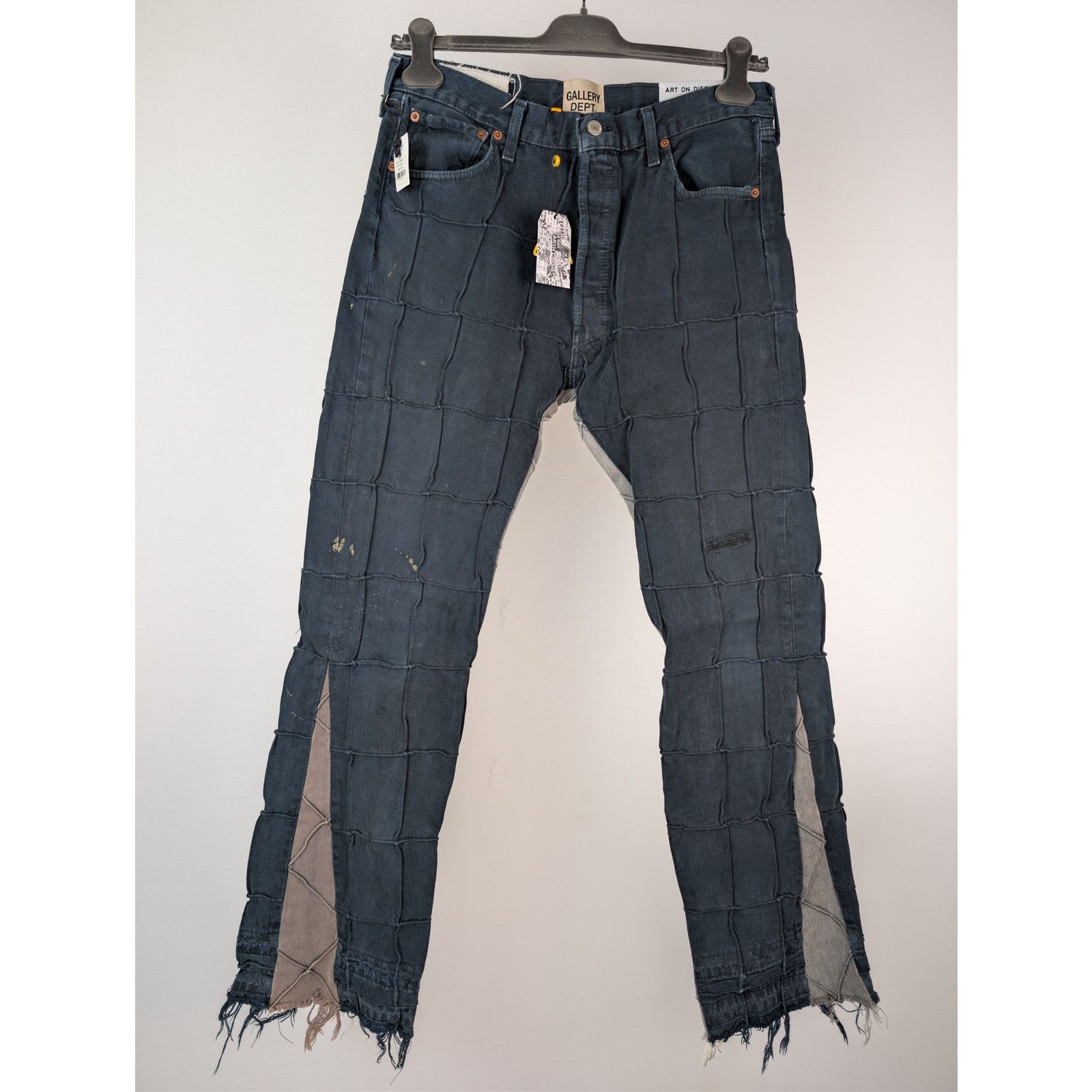 Gallery Dept. o1rshd1 Lenny Flare Denim Jeans in Black Size US 32 / EU 48 - 9 Thumbnail