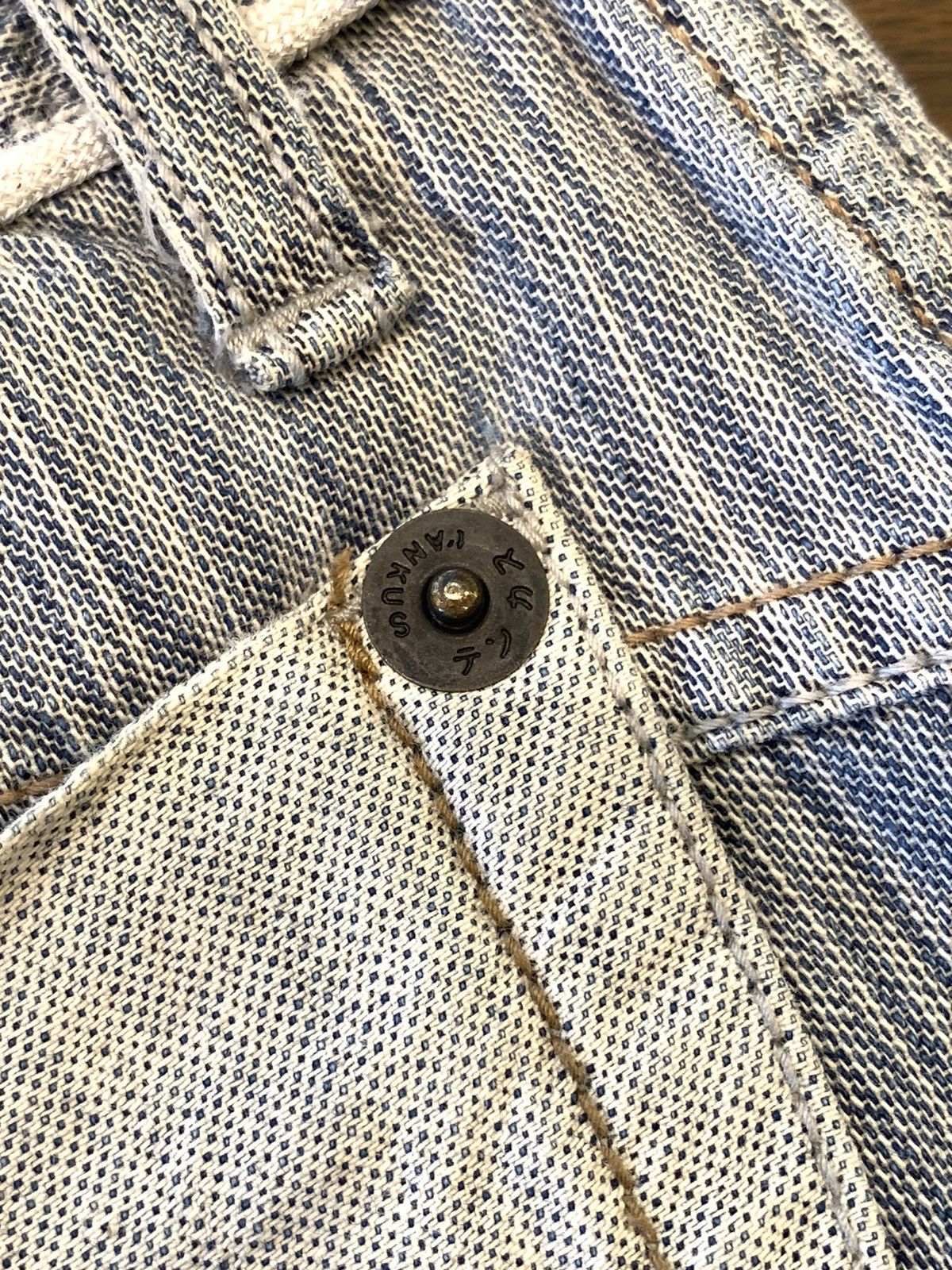 Vintage 2000s Tankus Flared jeans pants Size 32" / US 10 / IT 46 - 9 Thumbnail