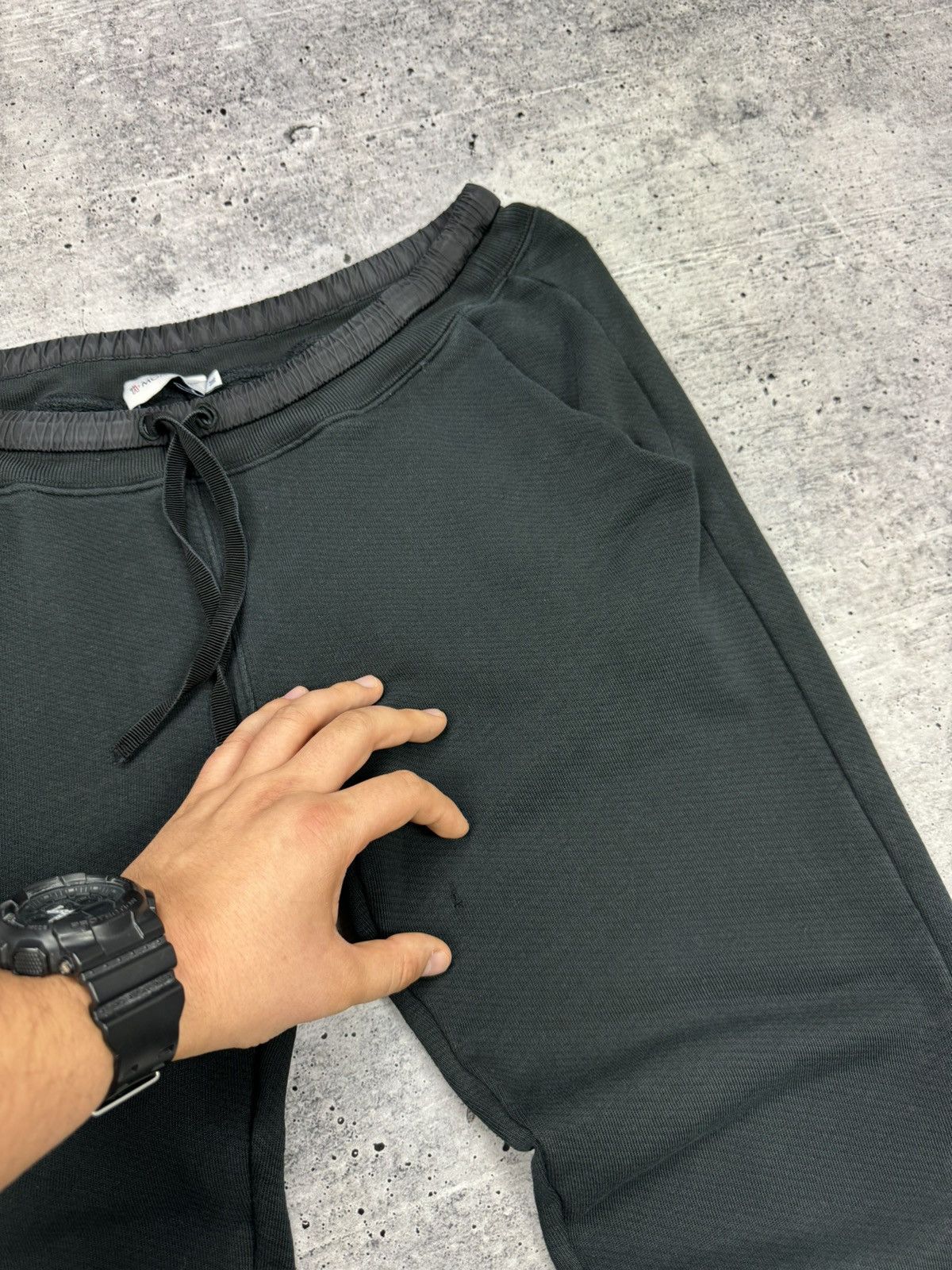 Designer × Moncler Vintage Moncler 90s Y2K Style Black Classic Sweatpants Pants Size 28" / US 6 / IT 42 - 7 Thumbnail