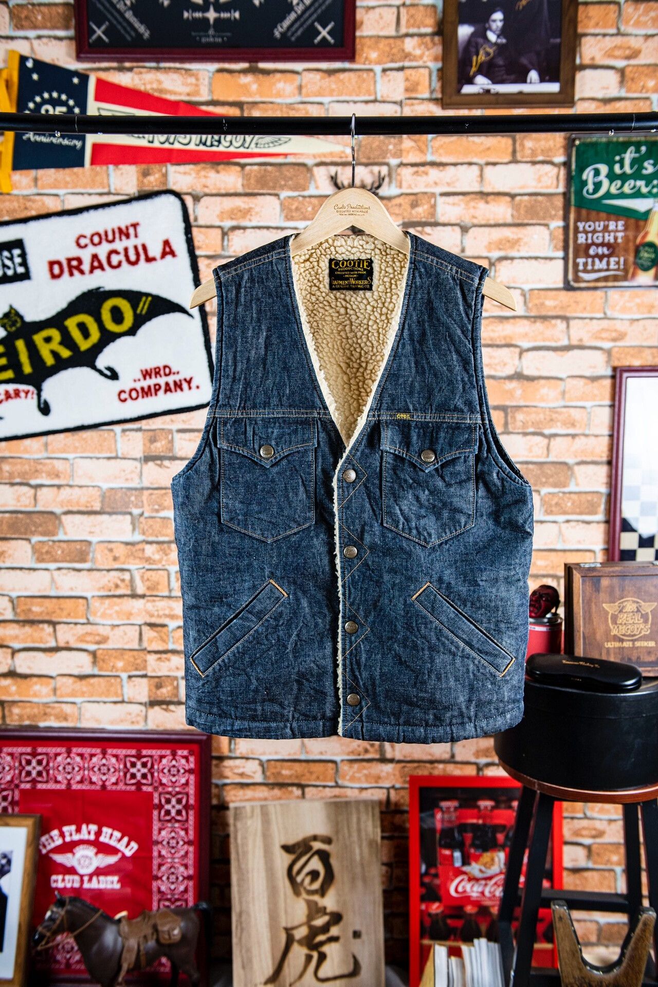 Japanese Brand Cootie Vest with Fleece Lining Size US M / EU 48-50 / 2 - 1 Thumbnail