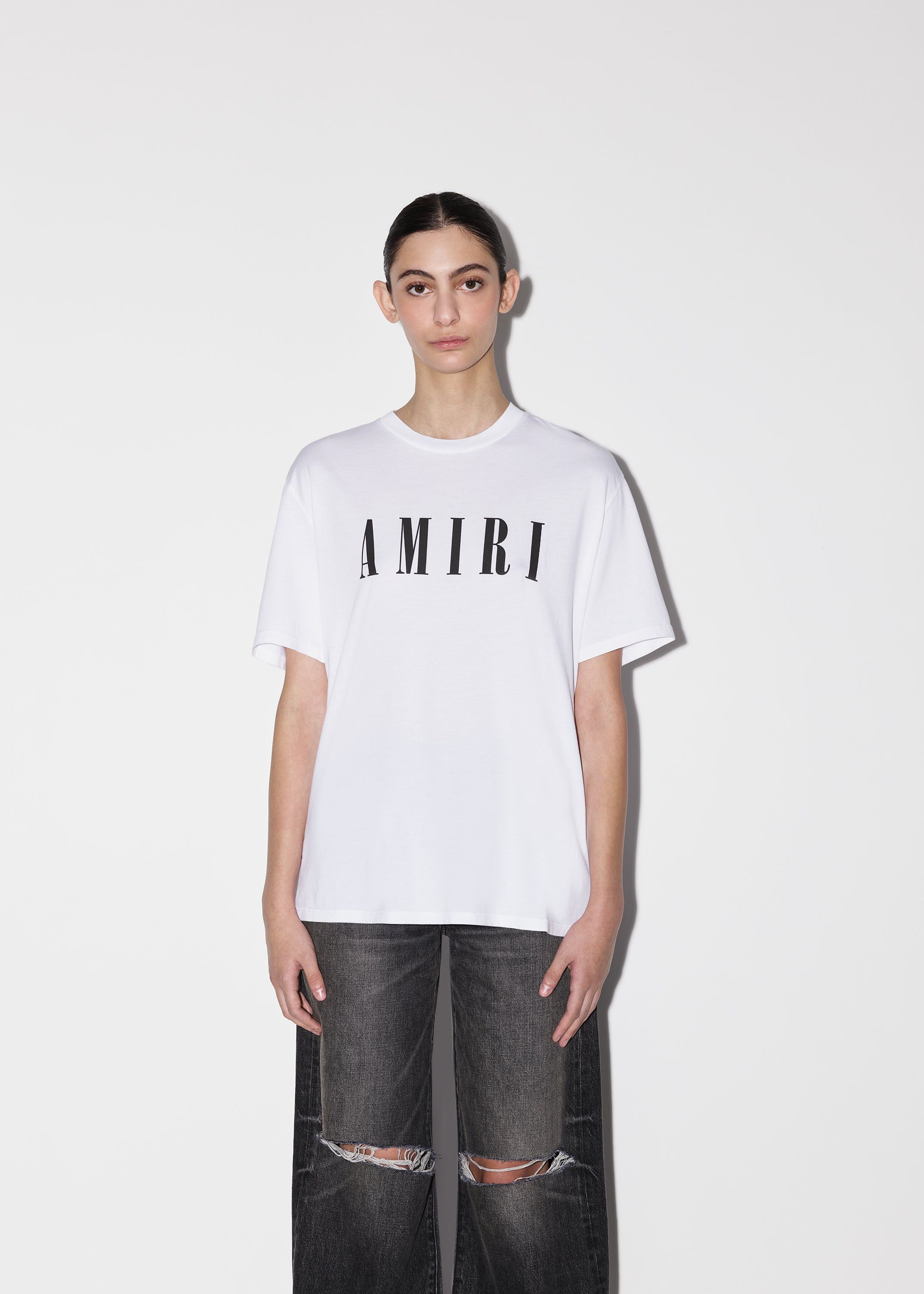 Amiri o1orln1025 Core Logo T-Shirt in White Size M / US 6-8 / IT 42-44 - 3 Thumbnail