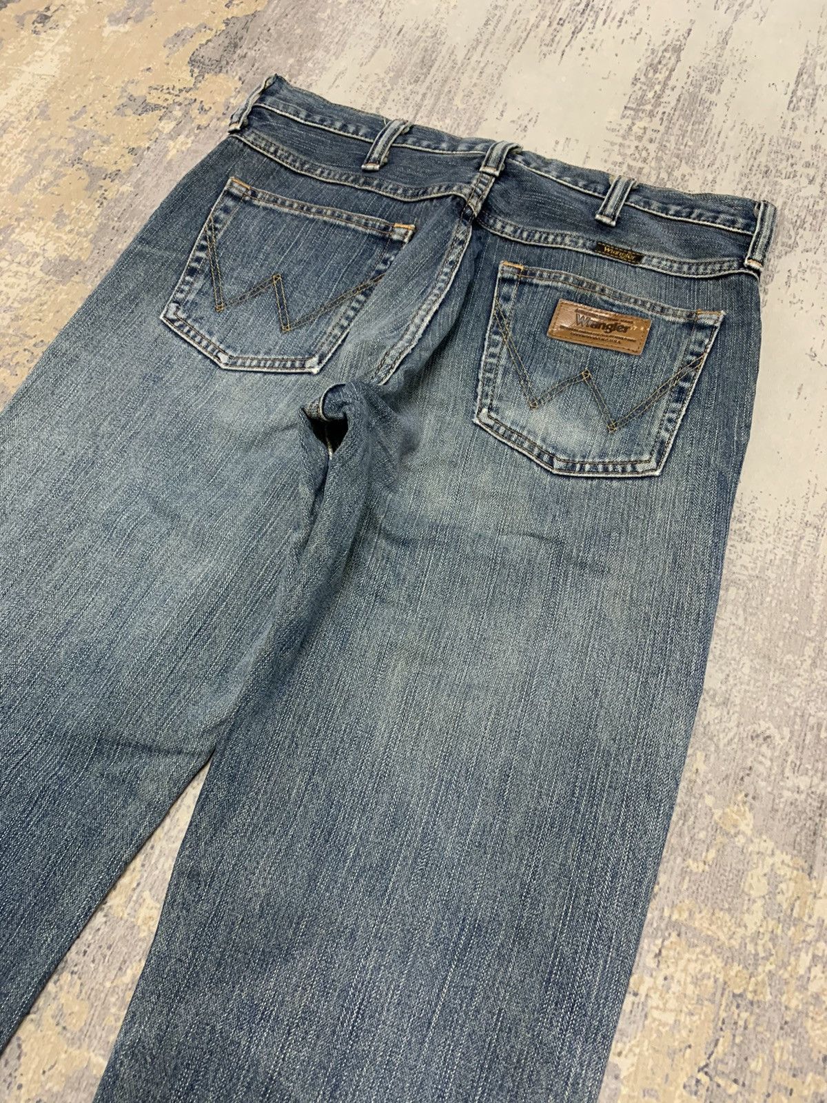 Wrangler Vintage Wrangler Distressed Denim Baggy Jeans 31x30 Size US 31 - 11 Thumbnail