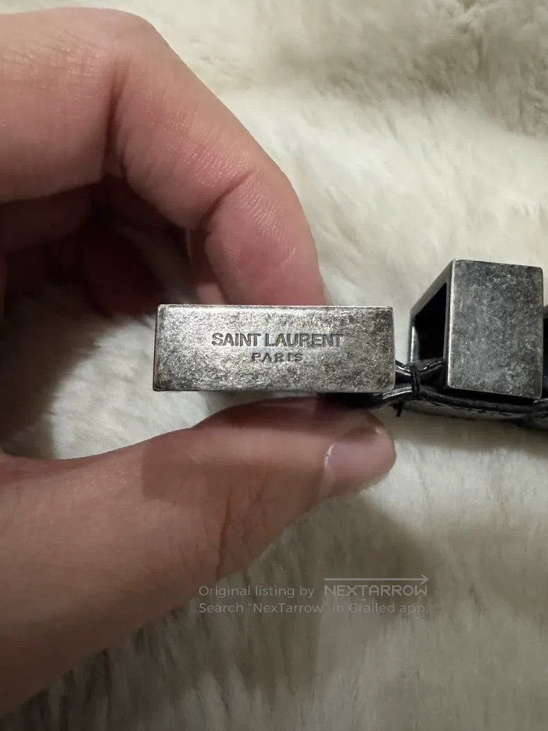 Saint Laurent Paris Saint Laurent Paris size 100 Double Ring Buckle Belt Size ONE SIZE - 4 Thumbnail