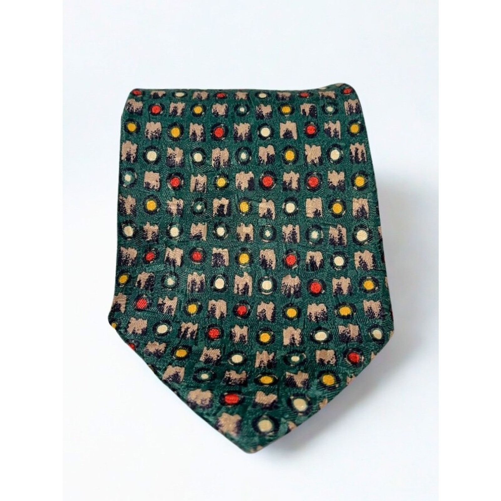 Ermenegildo Zegna Ermenegildo Zegna Soft 100% Silk Tie Abstract Geometric Size ONE SIZE - 5 Thumbnail