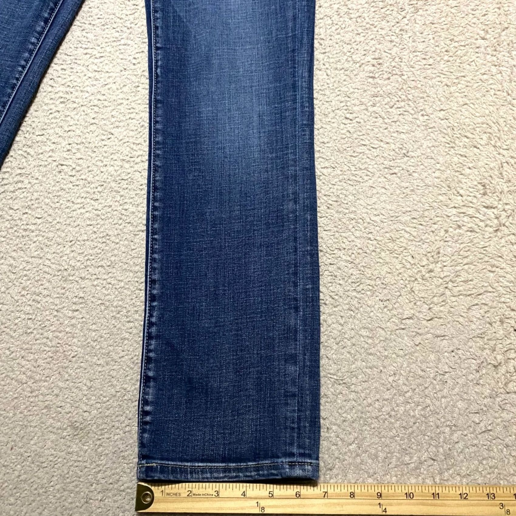 AG Jeans Jag Jeans Womens Jeans Blue Medium Wash Straight Leg 5 Pocket Mid Rise 6 XS? Size 28" / US 6 / IT 42 - 5 Thumbnail
