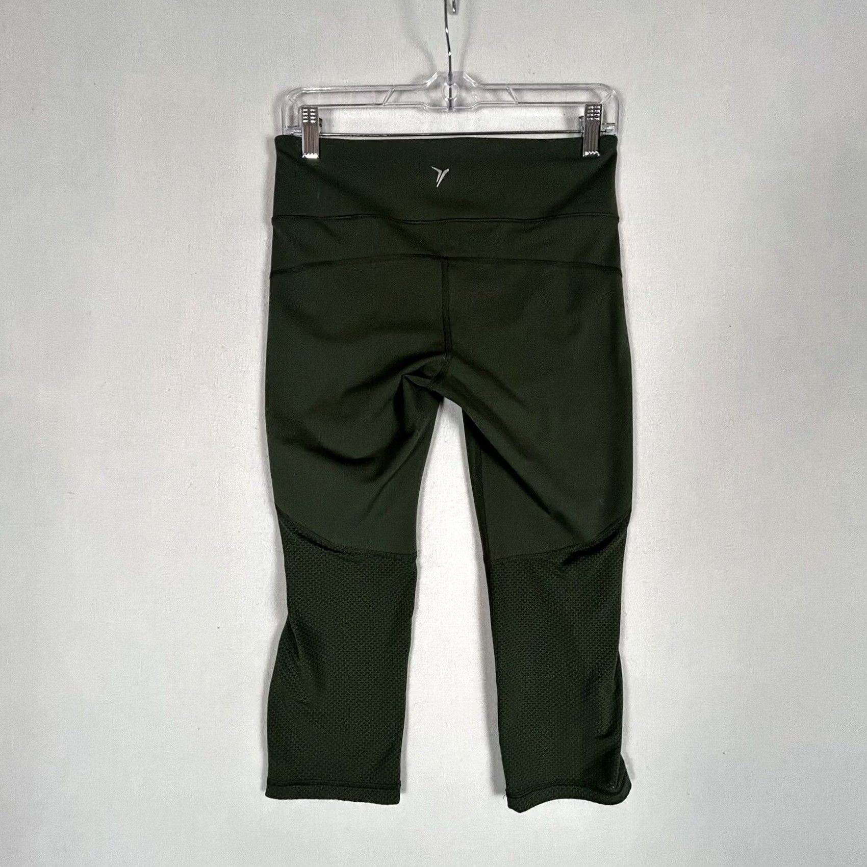 Old Navy Old Navy Active Leggings Womens Size Medium Green Yoga Gym Run Fit Size 32" / US 10 / IT 46 - 4 Thumbnail