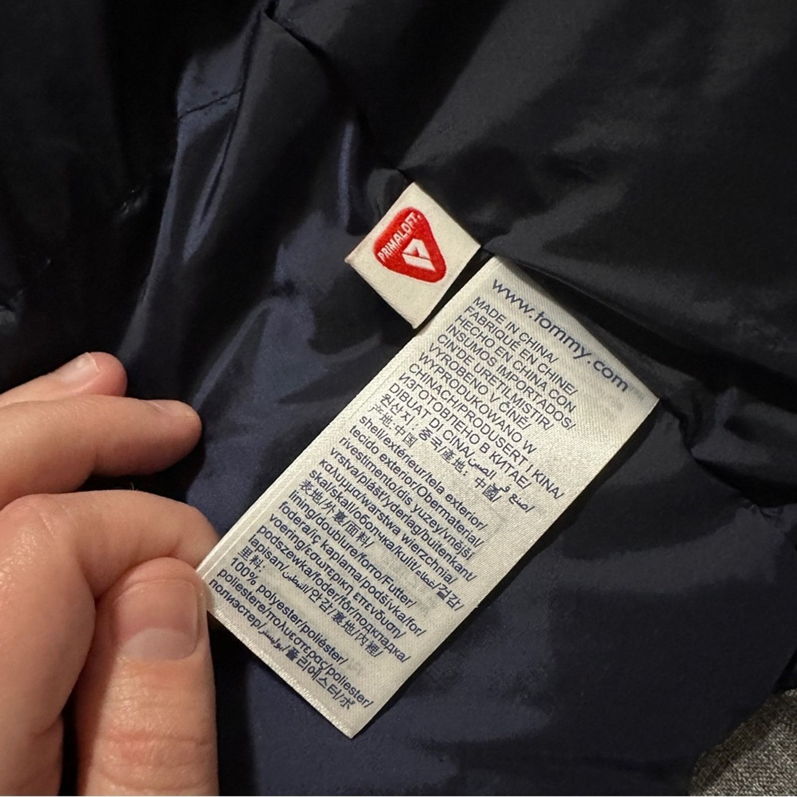Tommy Hilfiger Tommy Hilfiger Men's Gray TH Storm Field Down Jacket Size L Size US L / EU 52-54 / 3 - 11 Thumbnail