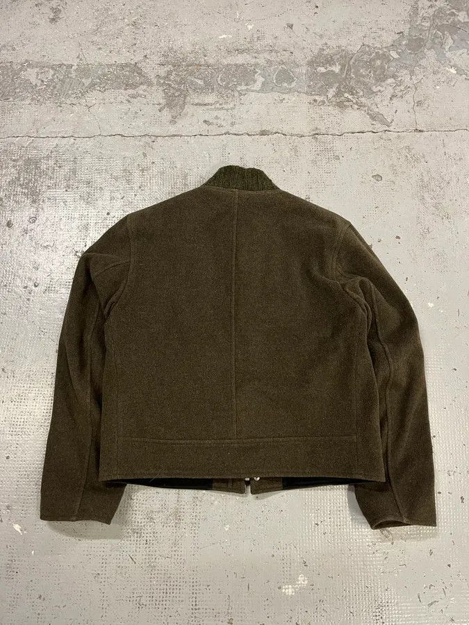 Dries Van Noten Dries Van Noten Military Green Wool Jacket Size US L / EU 52-54 / 3 - 8 Thumbnail