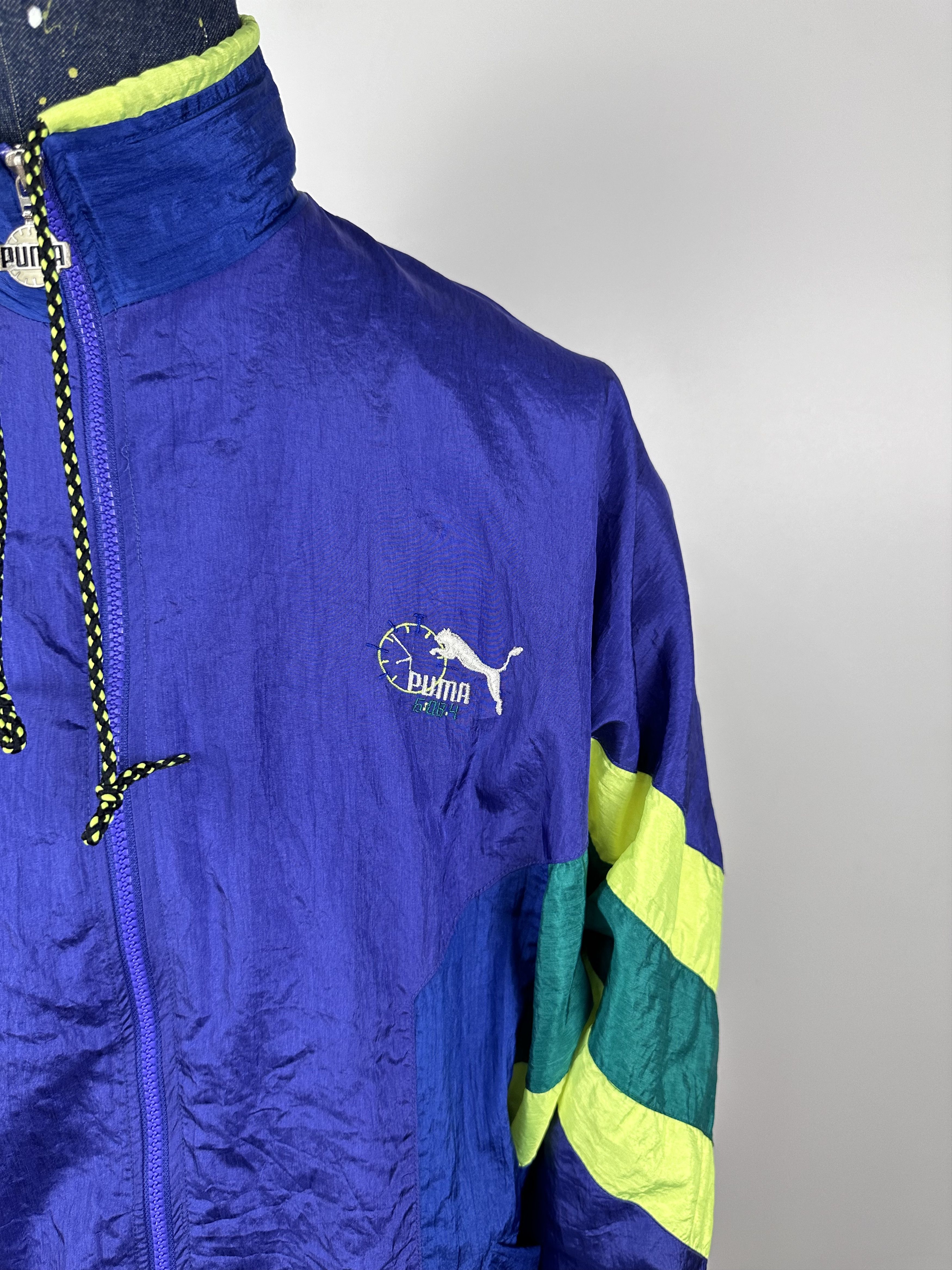 Puma × Vintage Puma Performance Vintage 90s Nylon Track Top Jacket Size US M / EU 48-50 / 2 - 3 Thumbnail