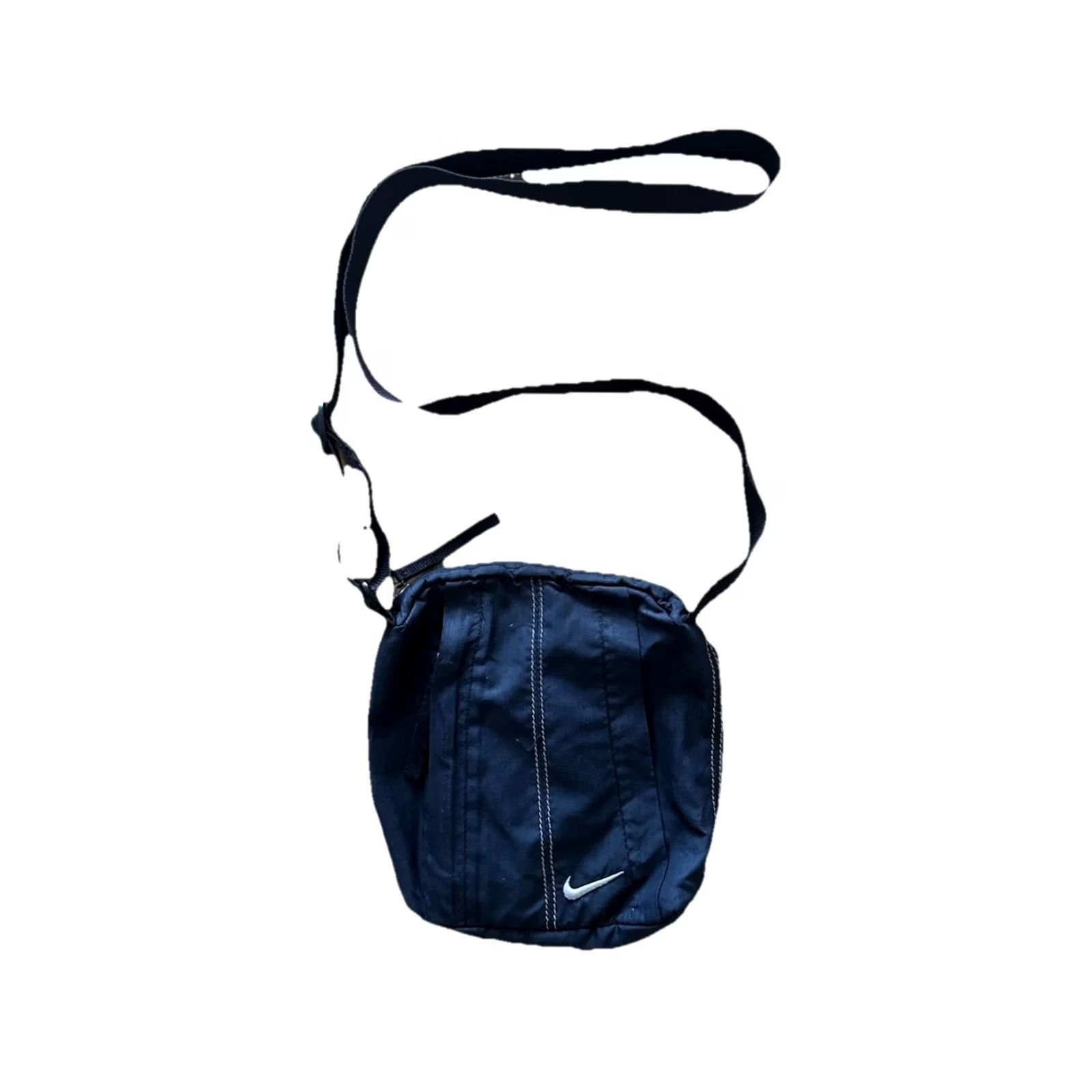 Nike VINTAGE NIKE Sling Bag Unisex Adults Mini Black Crossbody Shoulder Strap 90s Size ONE SIZE - 2 Thumbnail