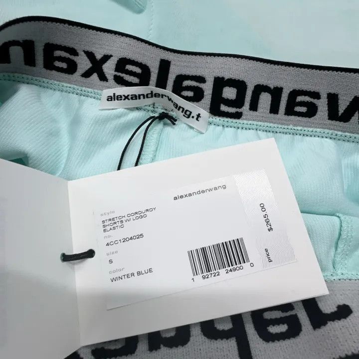 Alexander Wang Alexander Wang SS21 Logo Corduroy Shorts - Size 23" - 4 Thumbnail