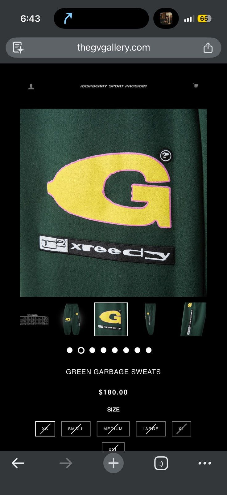 The GV Gallery GV Gallery Raspberry Hills Greedy Unit Garbage Sweatpants Size US 36 / EU 52 - 10 Thumbnail