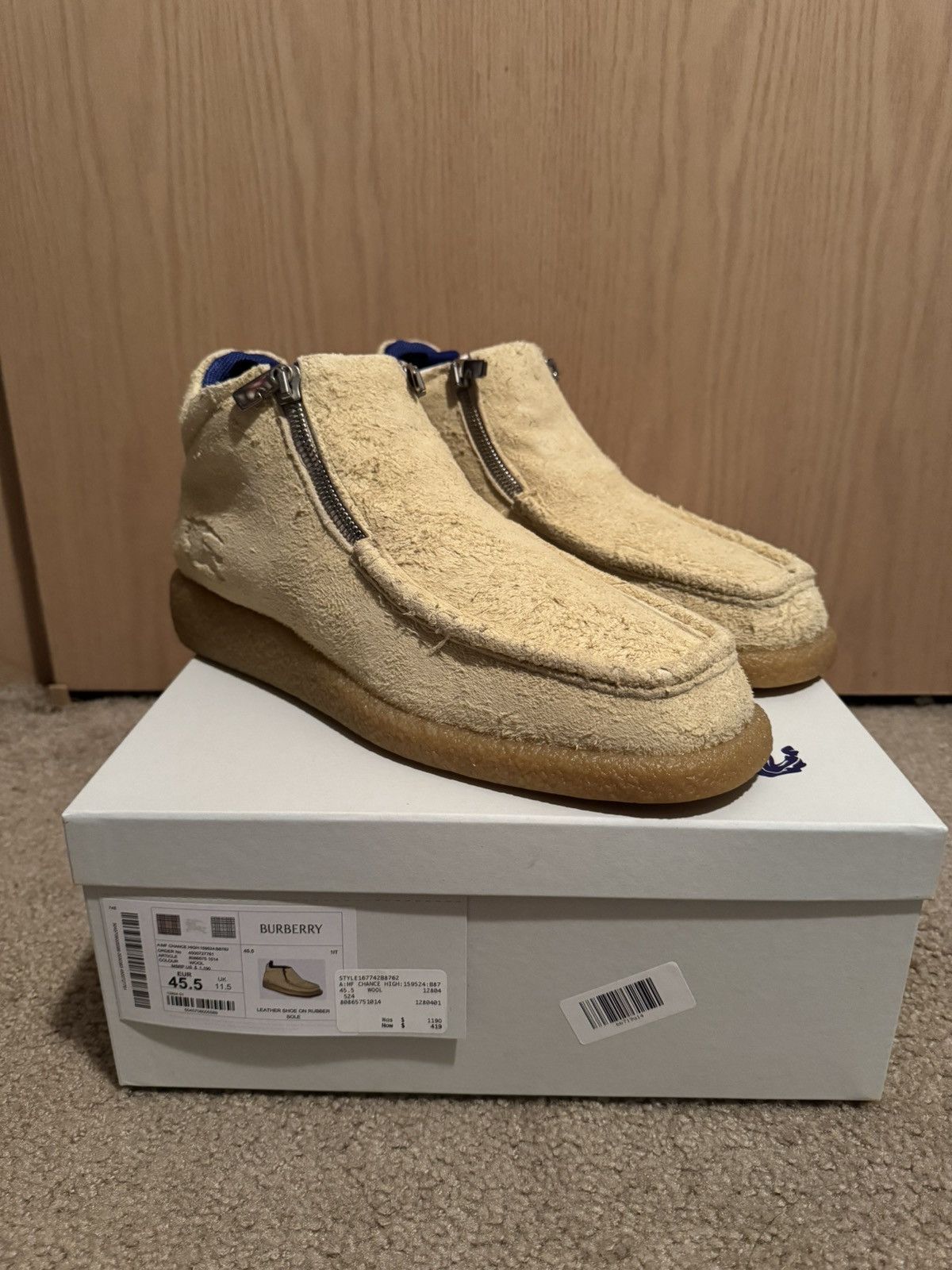 Burberry Burberry Chance Suede Boot Size US 11.5 / EU 44-45 - 1 Thumbnail