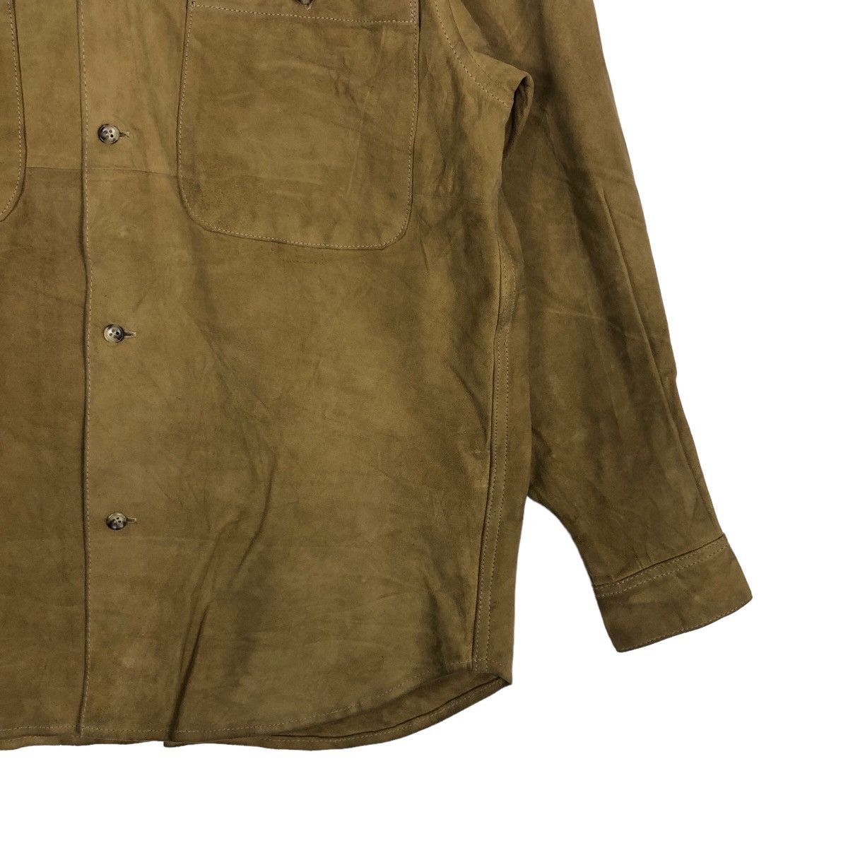 Issey Miyake 🔥90’s Vintage Suede Leather Jacket Mademoiselle NON NON Size US M / EU 48-50 / 2 - 5 Thumbnail