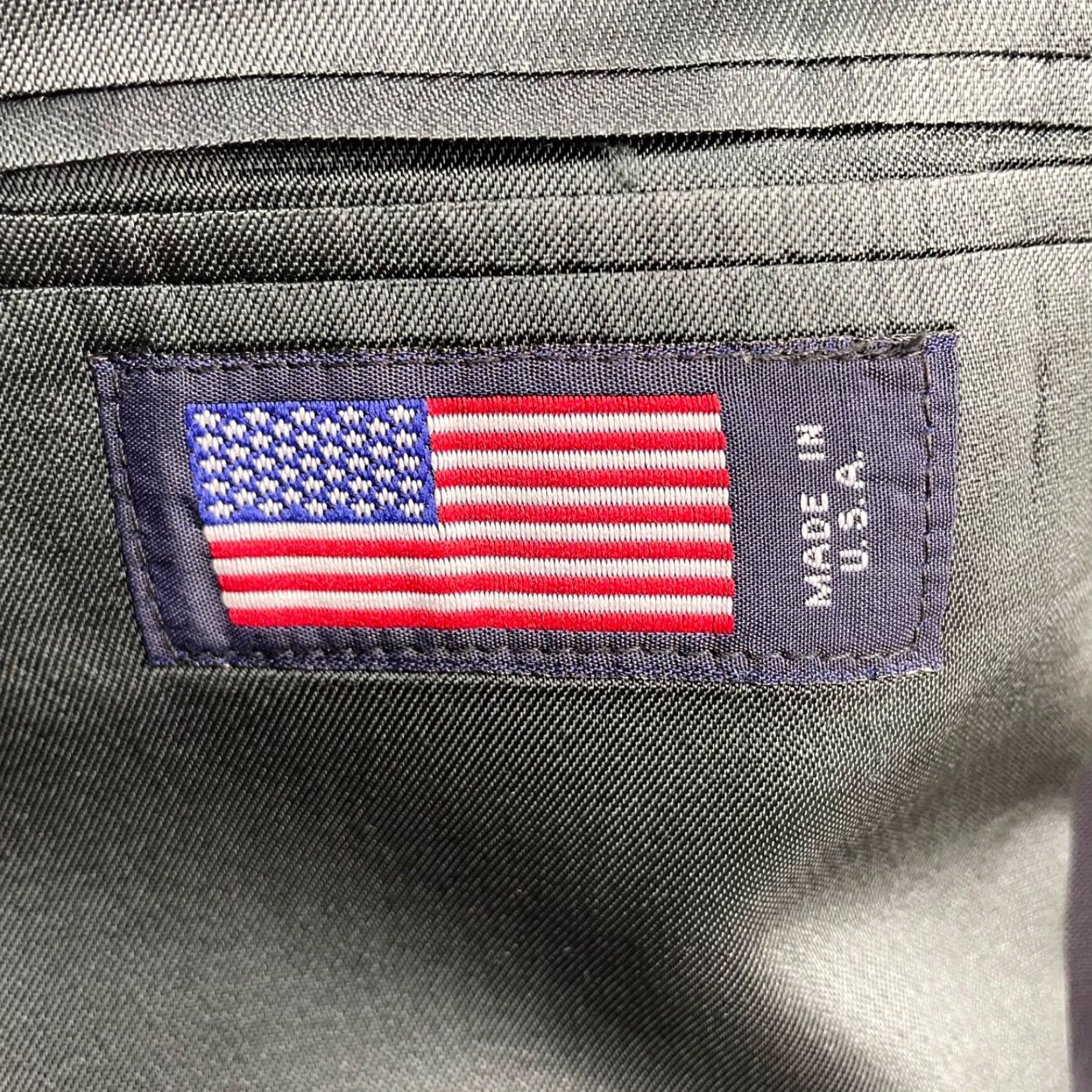 Vintage VTG Arnold Palmer Invitational Men's 2-Button Blazer Navy 43S Wool USA Short Adult Classic Notch Lapel Mens Blazer Size 46R - 6 Thumbnail