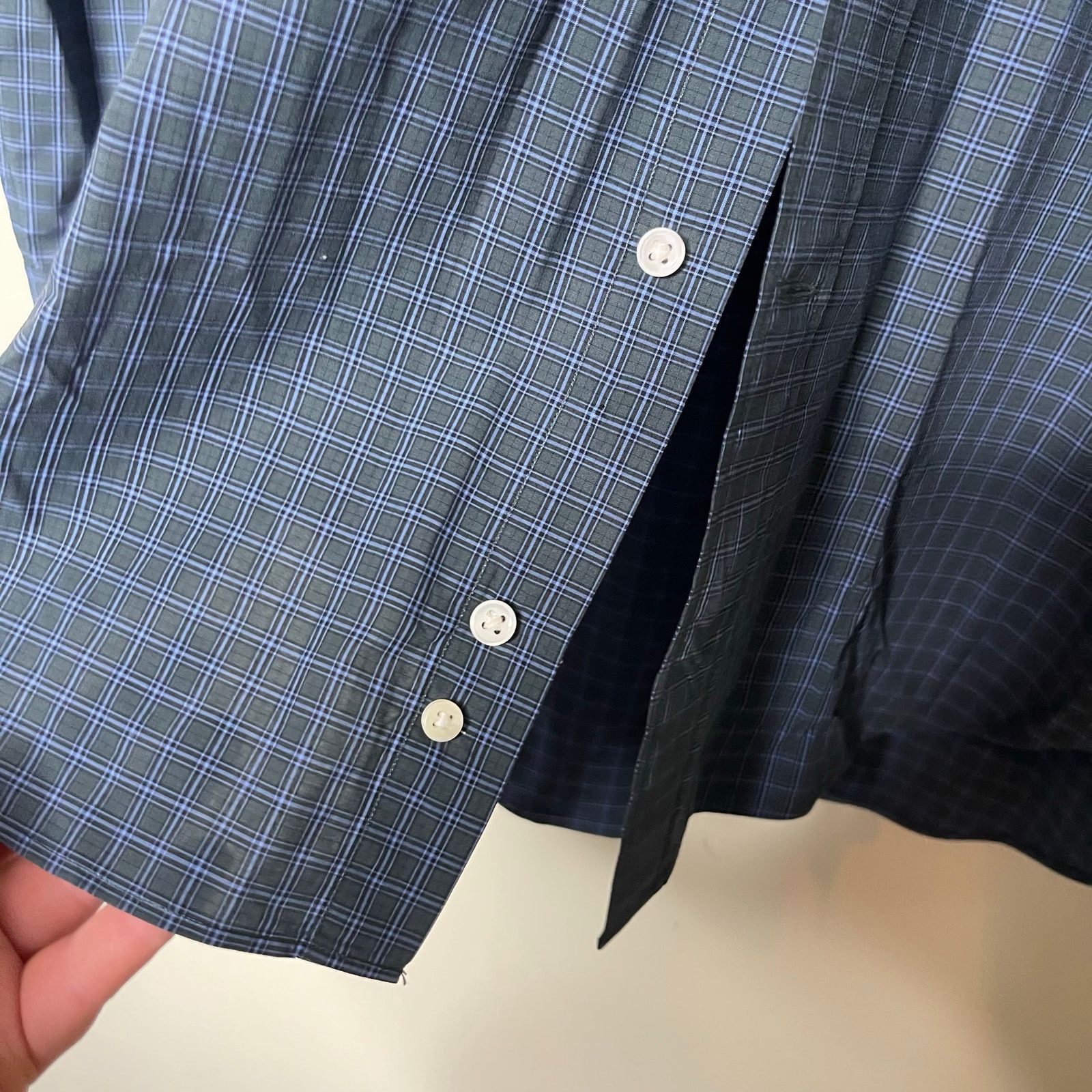 Sid Mashburn Sid Mashburn blue grey checkered button down shirt sz M Size US M / EU 48-50 / 2 - 5 Thumbnail