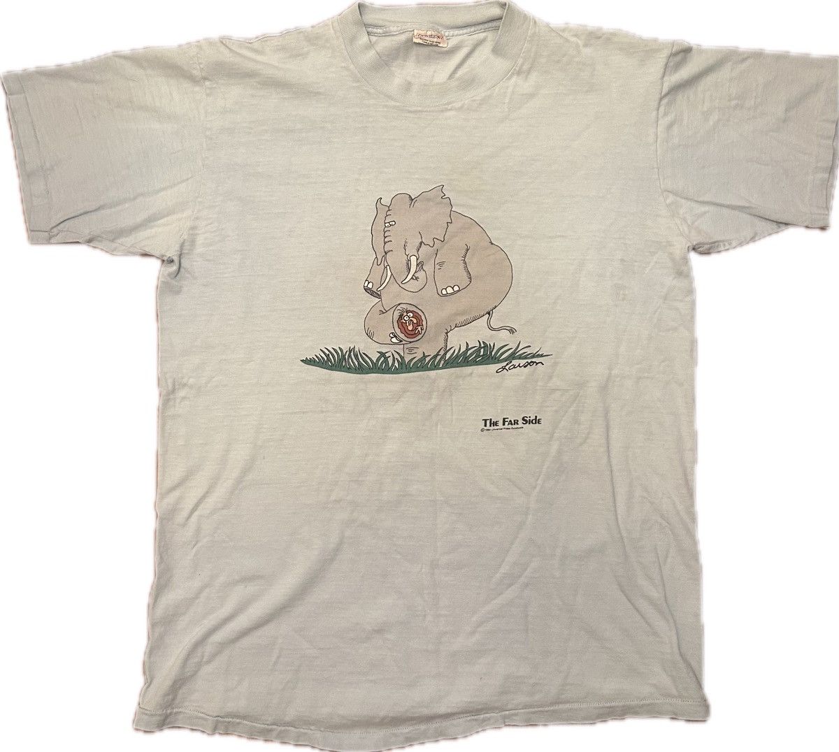 Vintage Vintage 1985 The Far Side Gary Larson Elephant T-Shirt XL Size US XL / EU 56 / 4 - 2 Thumbnail