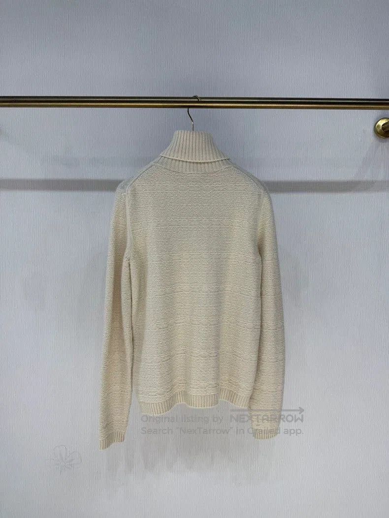 Loro Piana Loro Piana Baby Cashmere Snowflake Turtleneck. Size US M / EU 48-50 / 2 - 2 Thumbnail
