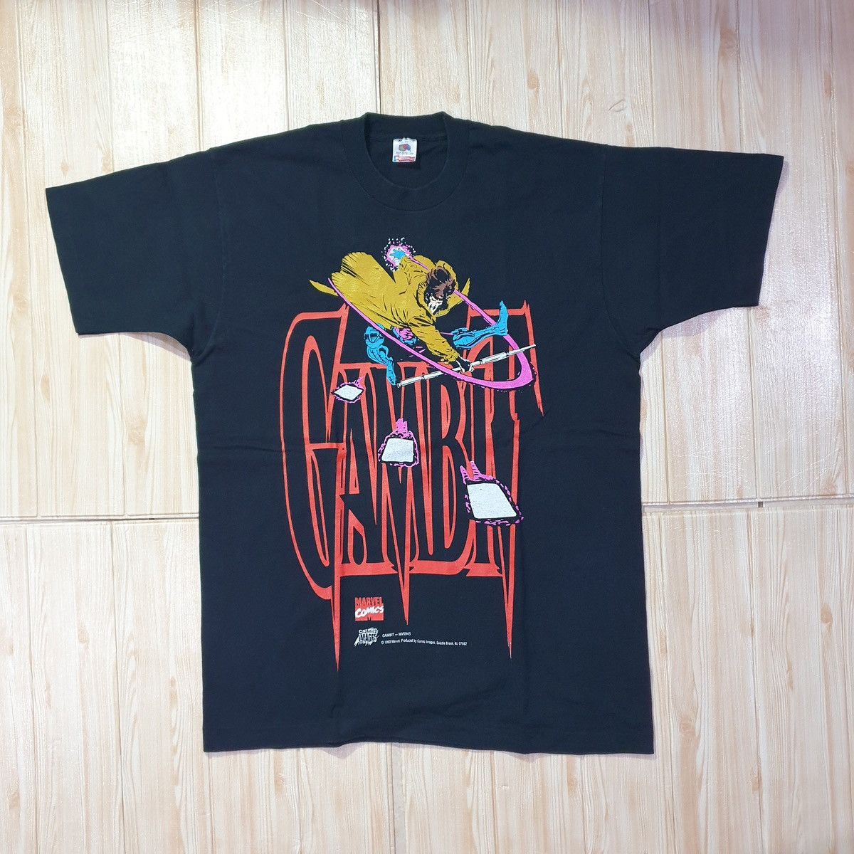Other Gambit Marvel Comic Images Vintage Shirt 1993 Size US XL / EU 56 / 4 - 4 Thumbnail