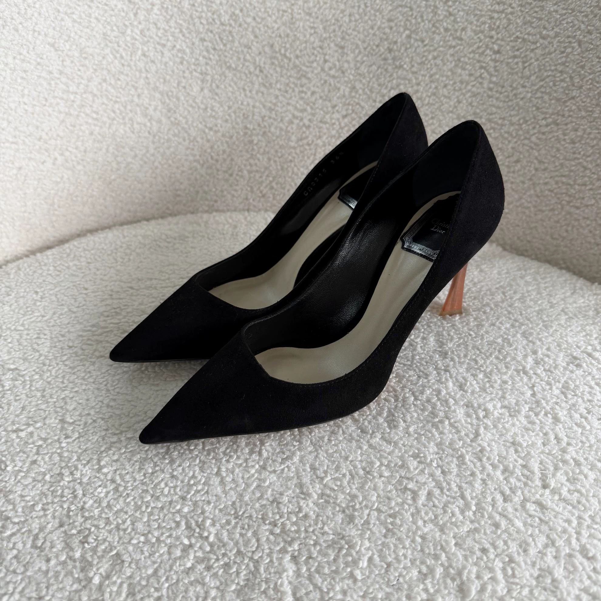 Dior Dior Black Pumps 36.5 3427 Size US 6 / IT 36 - 1 Thumbnail