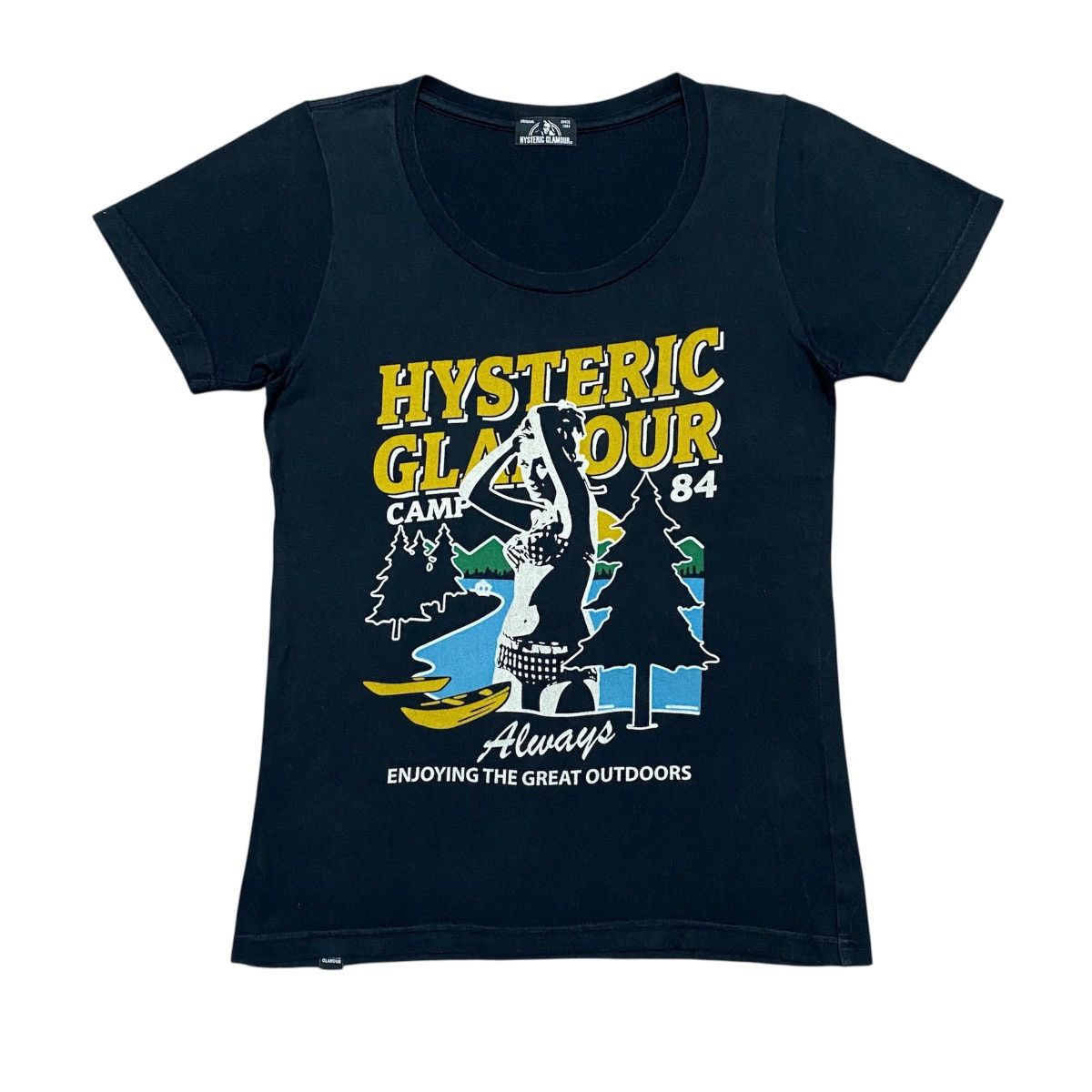 Hysteric Glamour Rare‼️🔥Hysteric Glamour Camp Outdoors T-Shirt Size XXS / US 00 / IT 34 - 1 Thumbnail