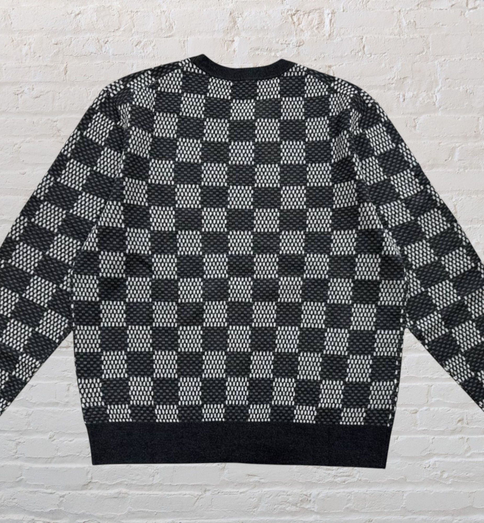 Louis Vuitton Louis Vuitton Damier LV Monogram Sweatershirt Size US L / EU 52-54 / 3 - 2 Thumbnail