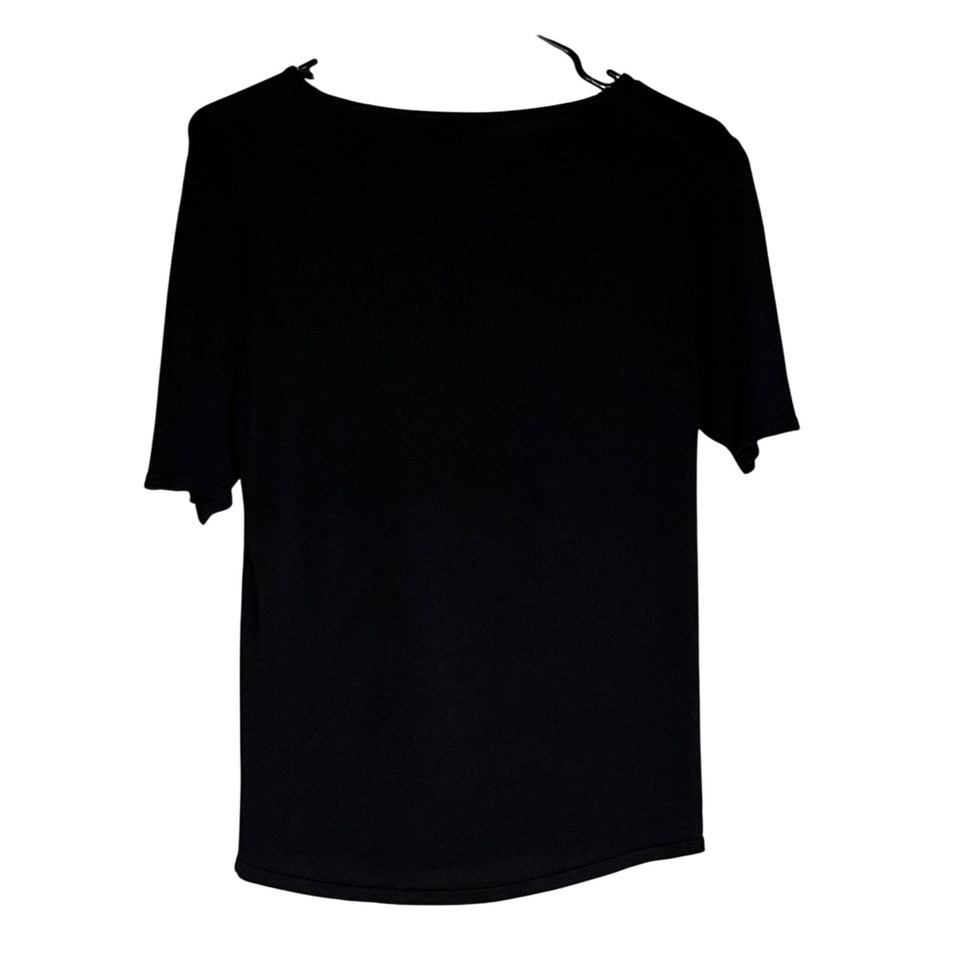 Other Spenser Jeremy Woman's Black M Top Luxe Soft Stretch Silk Size M / US 6-8 / IT 42-44 - 3 Thumbnail