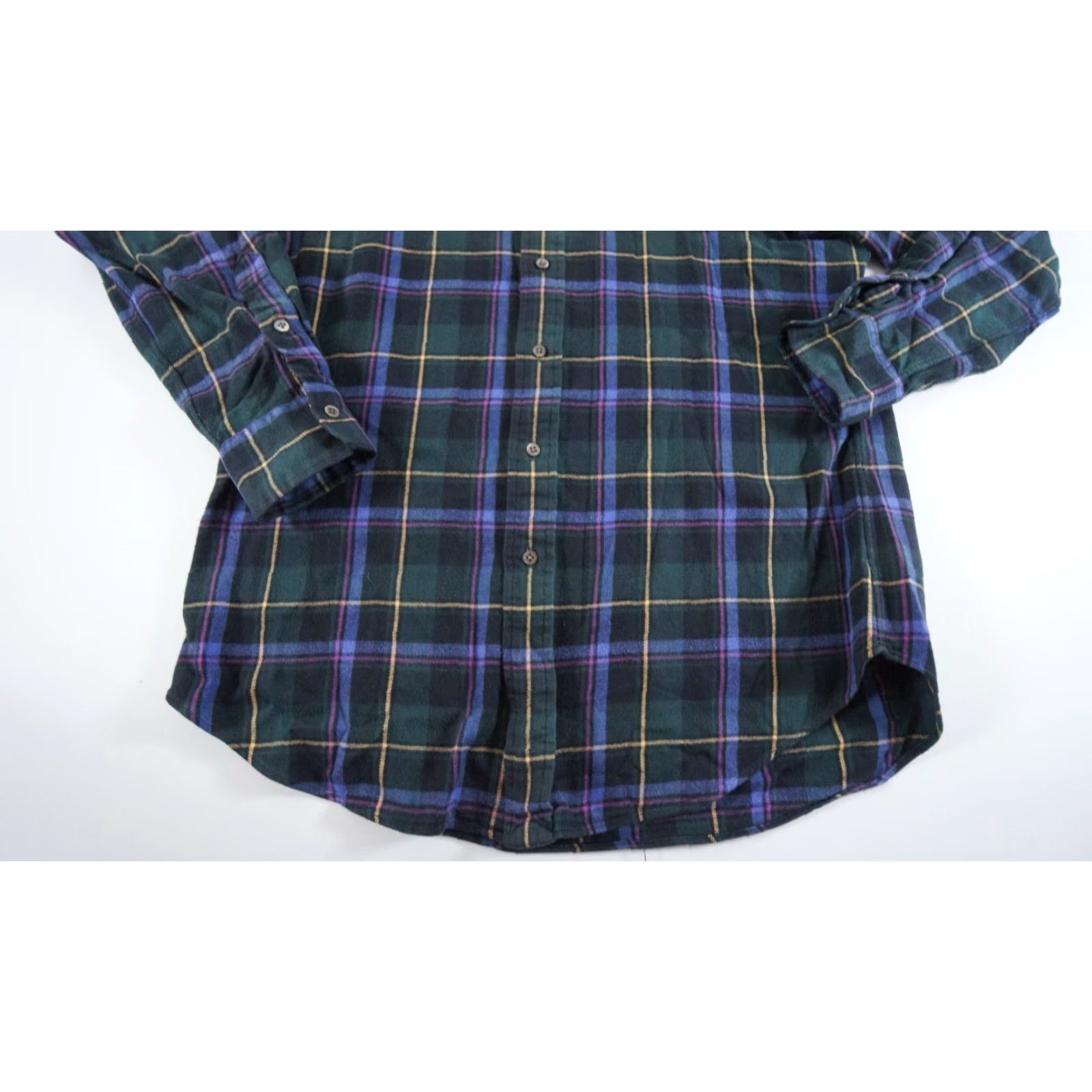 Polo Ralph Lauren VINTAGE Polo Ralph Lauren Men’s Flannel Shirt Long Sleeve Casual Button-Up Green Plaid Small Size US M / EU 48-50 / 2 - 3 Thumbnail