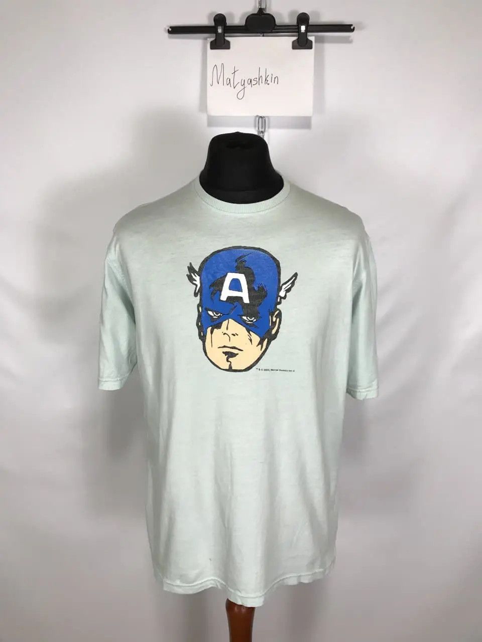 Band Tees × Marvel Comics × Vintage Vintage marvel tee captain America 2003 Size US L / EU 52-54 / 3 - 1 Thumbnail